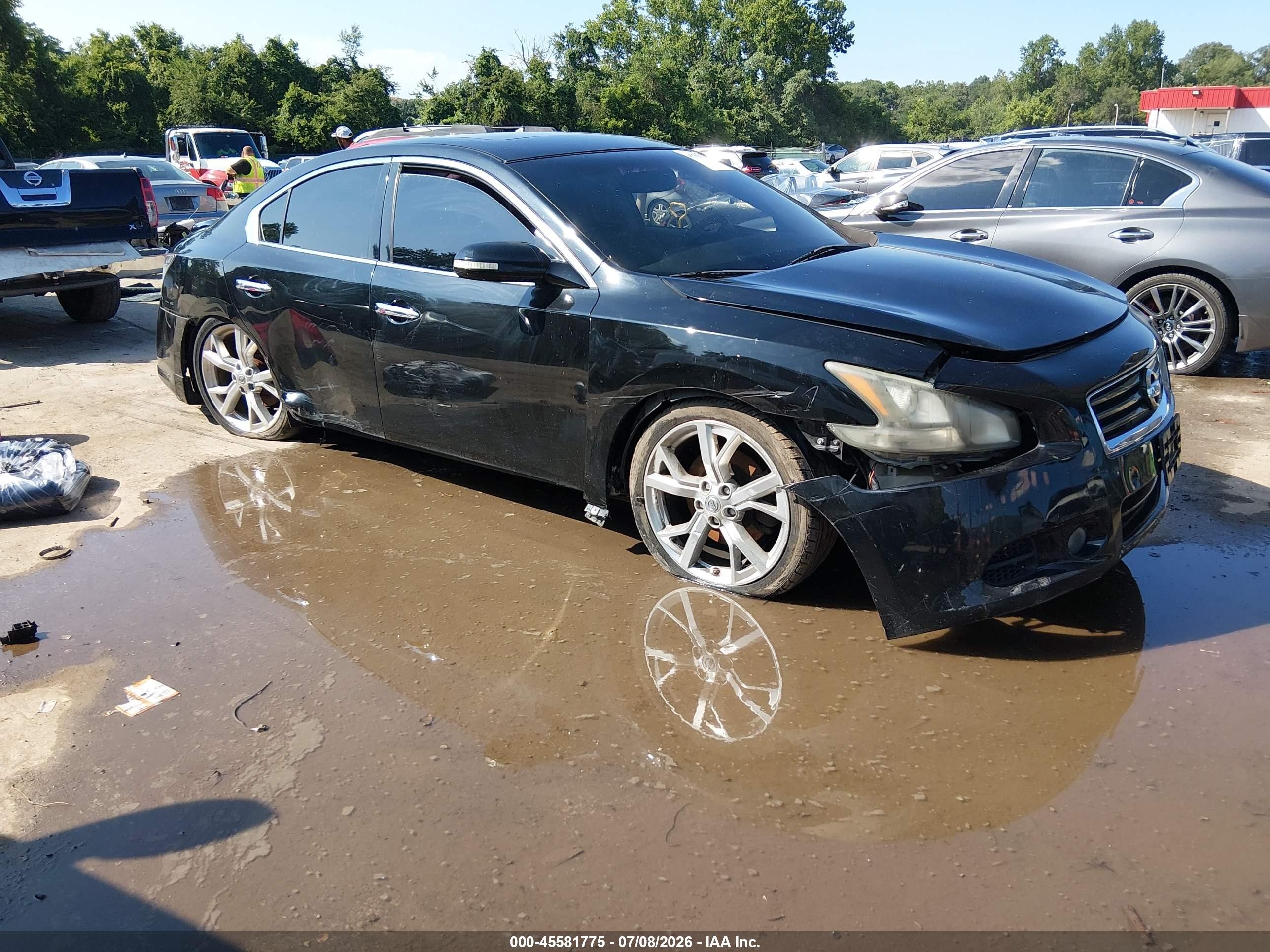 2012 Nissan Maxima SV, VIN 1N4AA5AP3CC842706 — Side