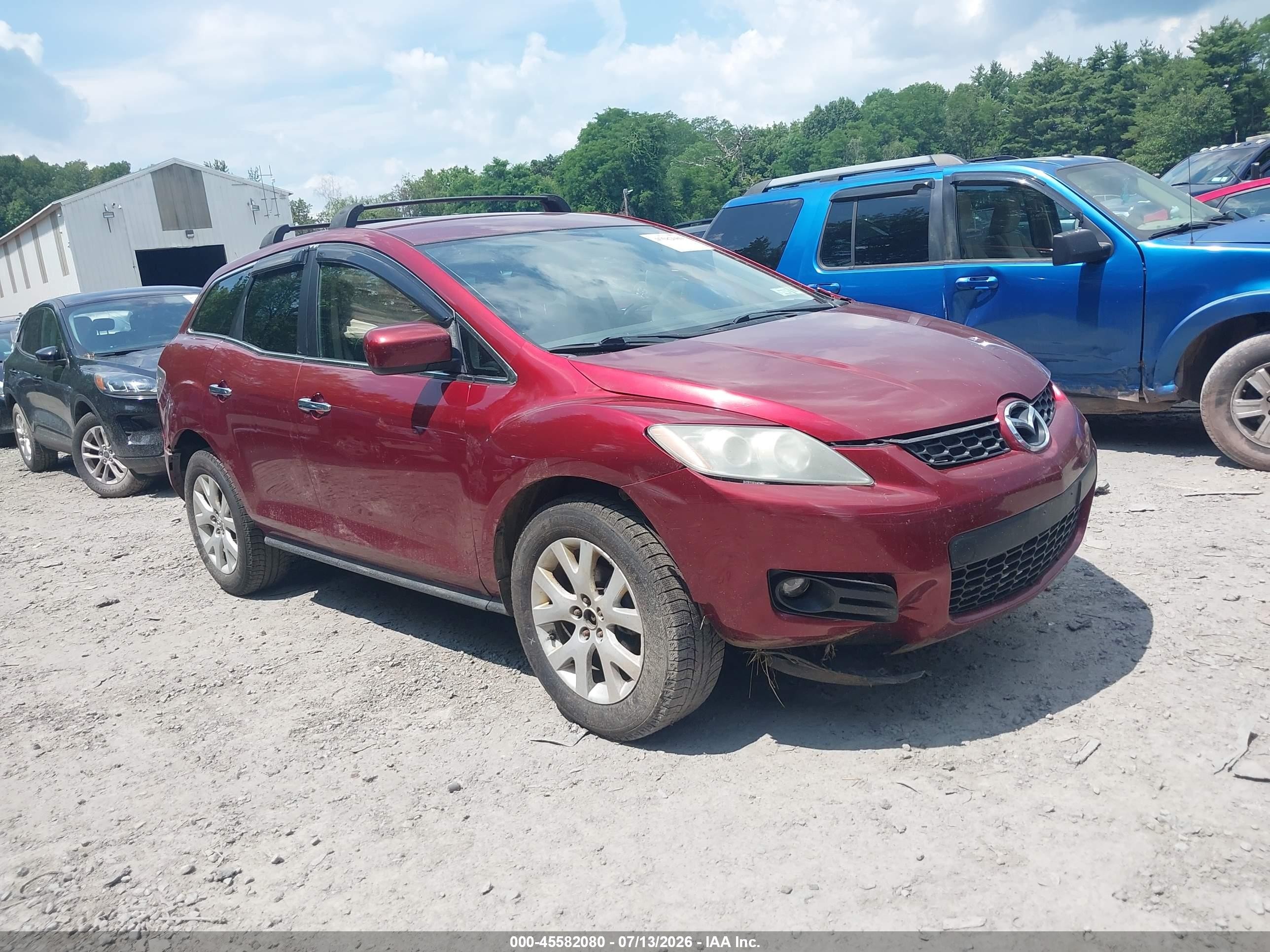 2008 Mazda CX-7 Grand Touring, VIN JM3ER293780175031 — Front end