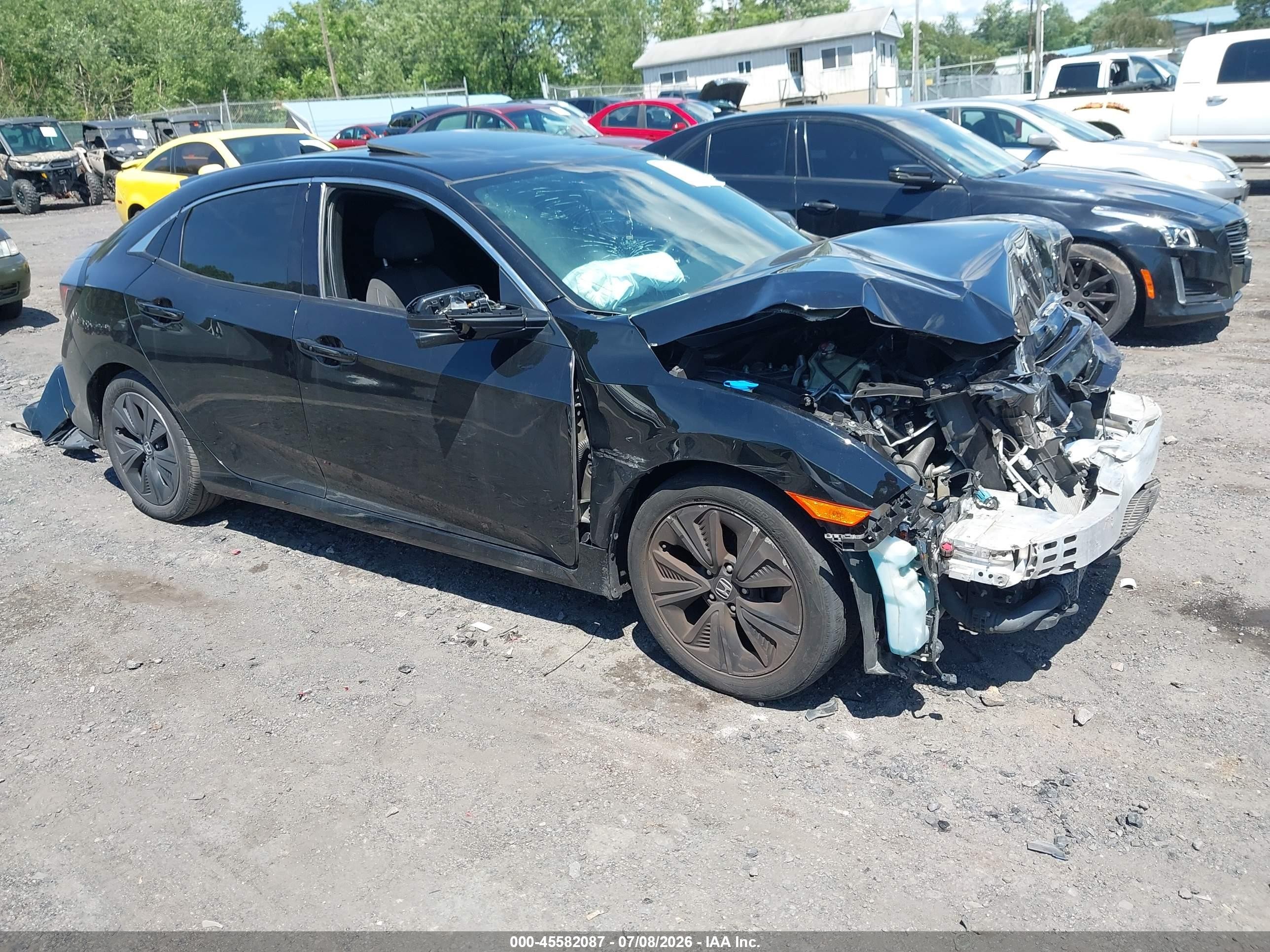 2018 Honda Civic EX, VIN SHHFK7H51JU422728 — Front end