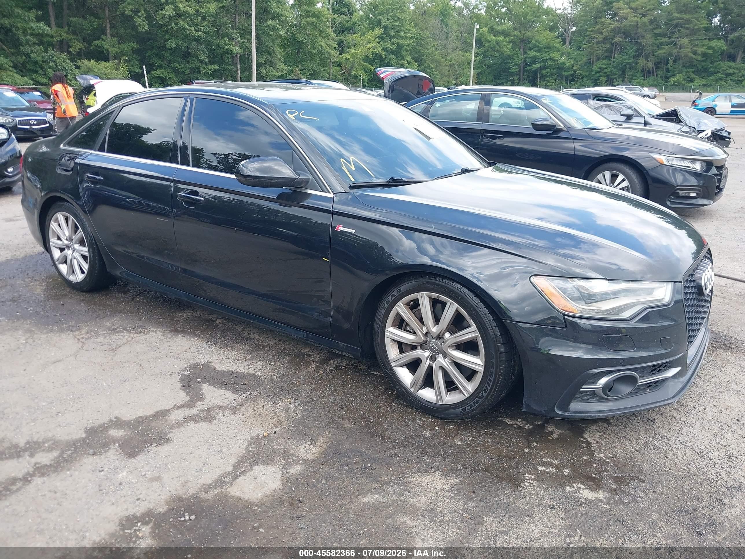 2013 Audi A6 Prestige, VIN WAUHGAFC4DN020814 — После угона