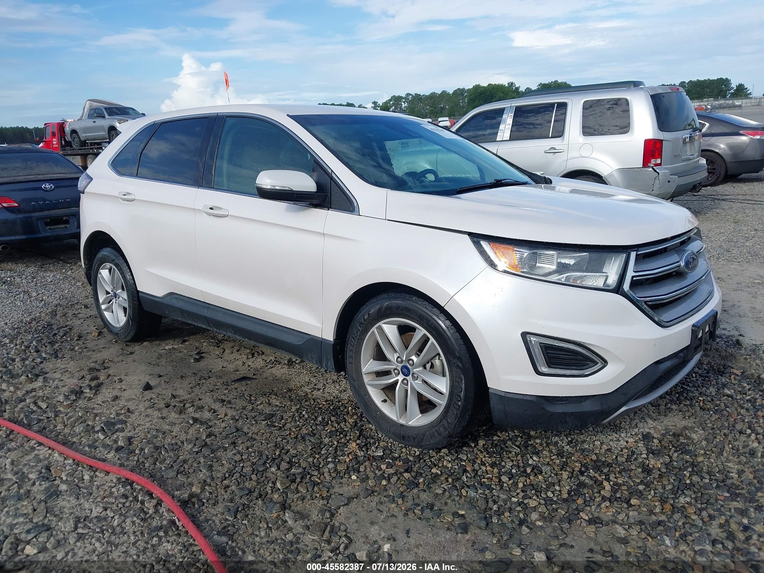 2018 Ford Edge SEL, VIN 2FMPK3J84JBB11967 — Перед