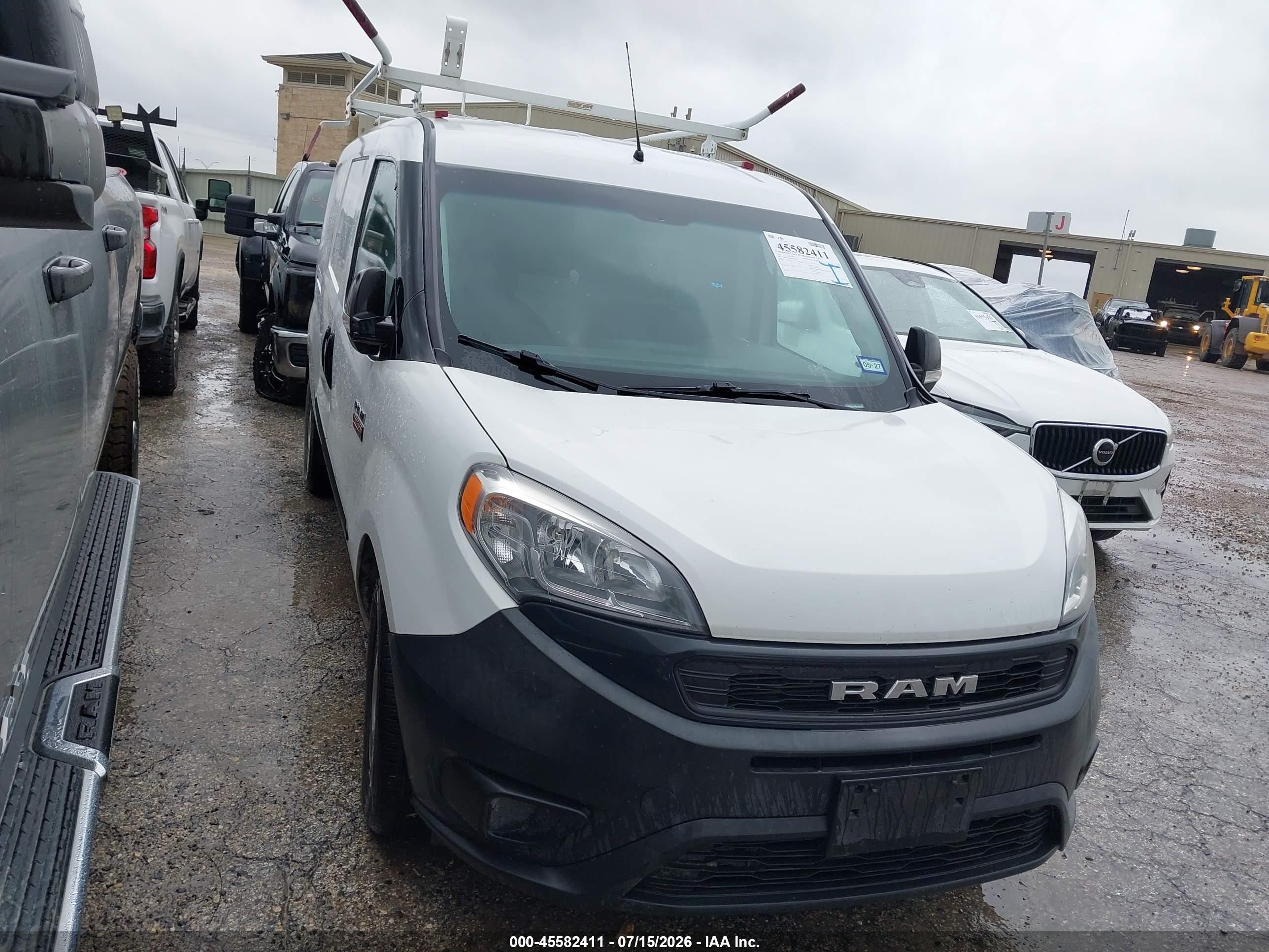 2021 Ram ProMaster City Cargo Tradesman, VIN ZFBHRFAB0M6T93726 — Not stated