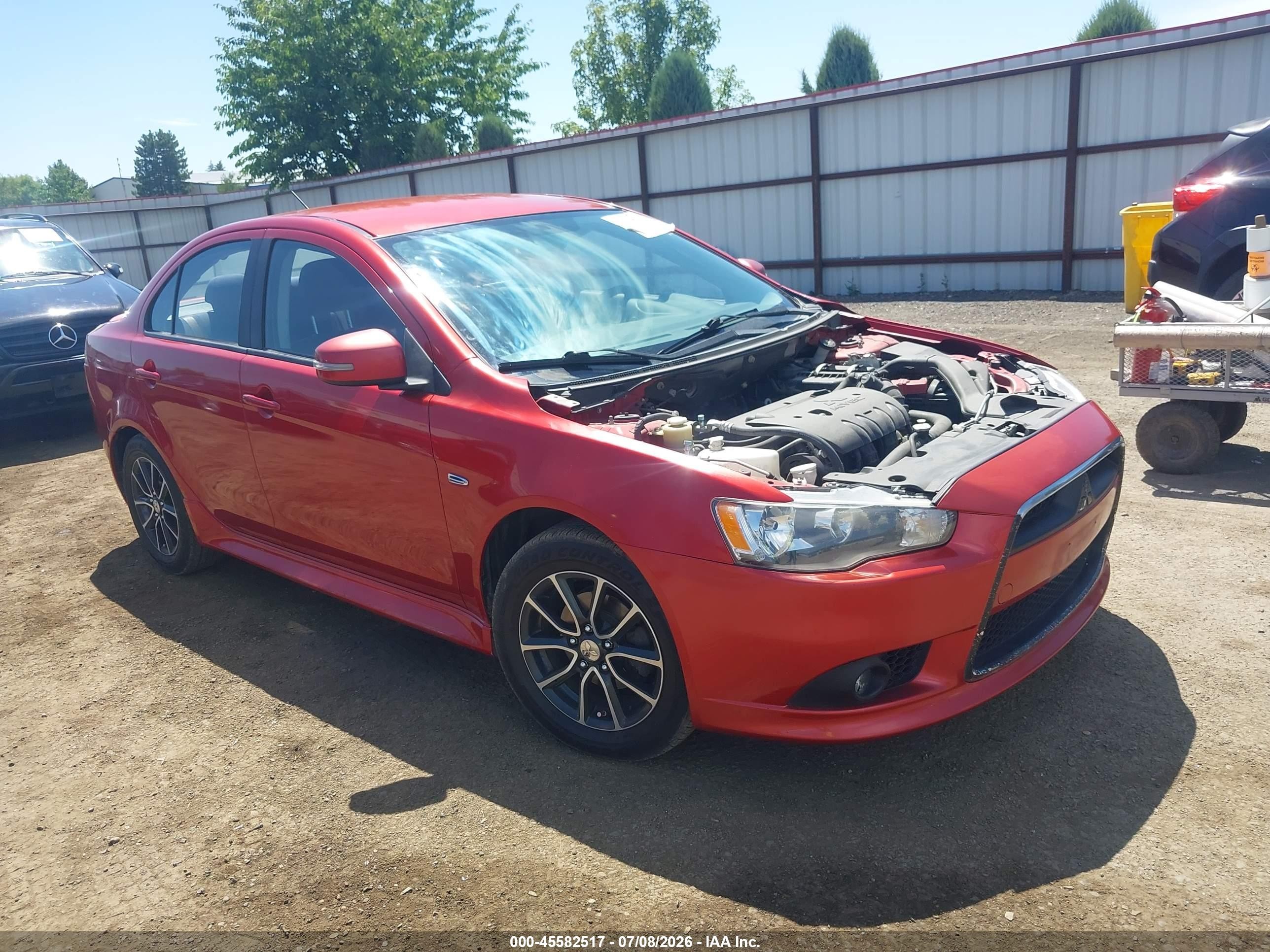 2015 Mitsubishi Lancer SE, VIN JA32V2FW3FU011124 — Front end