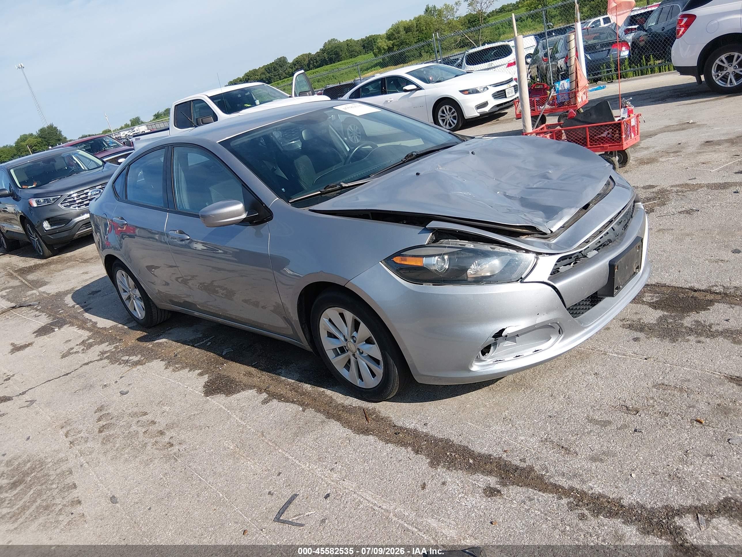 2014 Dodge Dart SXT, VIN 1C3CDFBB2ED857945 — Front end