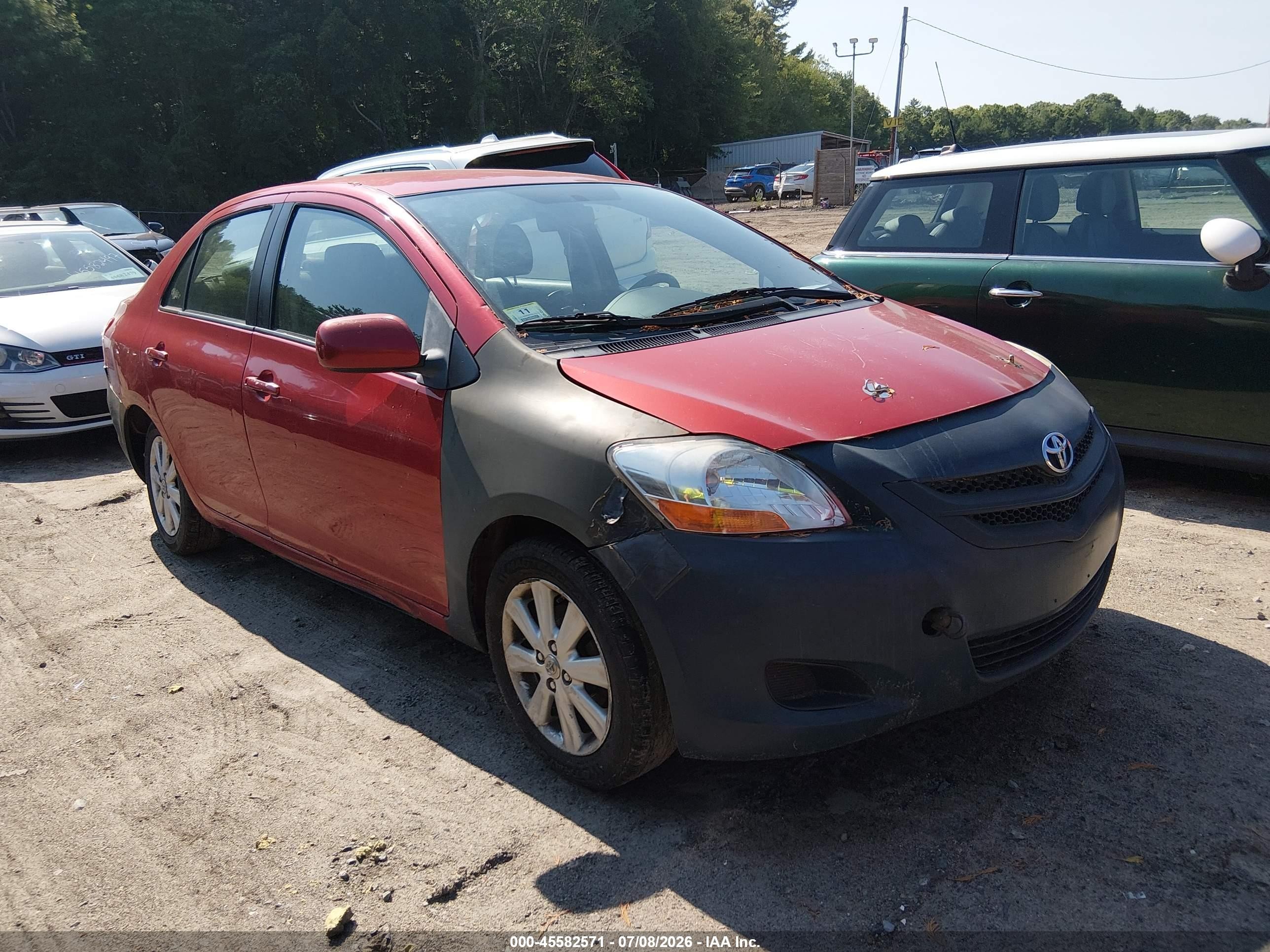 2009 Toyota Yaris, VIN JTDBT903X94061375 — Обычный износ