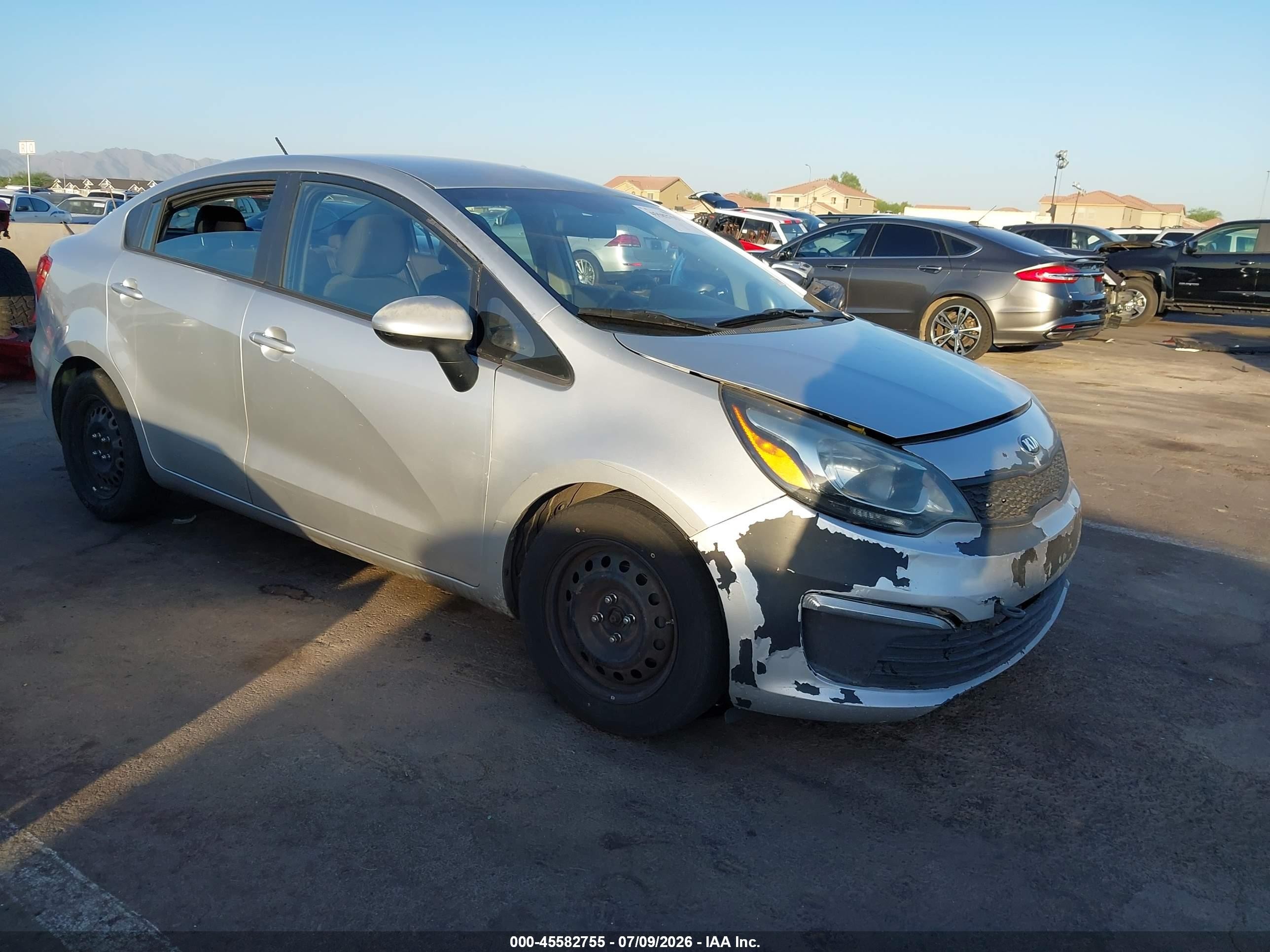 2016 Kia Rio LX, VIN KNADM4A32G6548186 — Theft recovery
