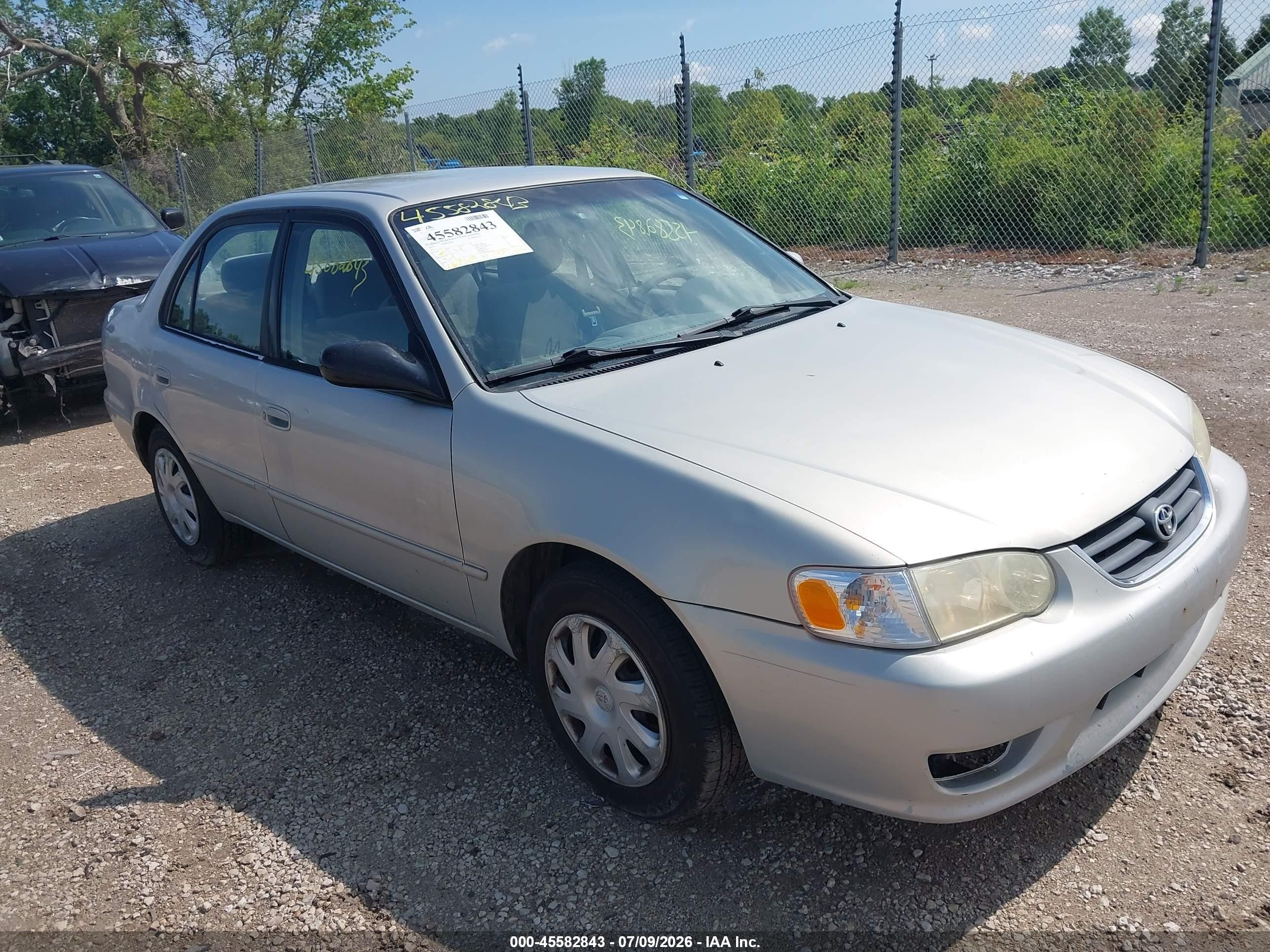 2001 Toyota Corolla CE, VIN 2T1BR12E01C501832 — Normal wear