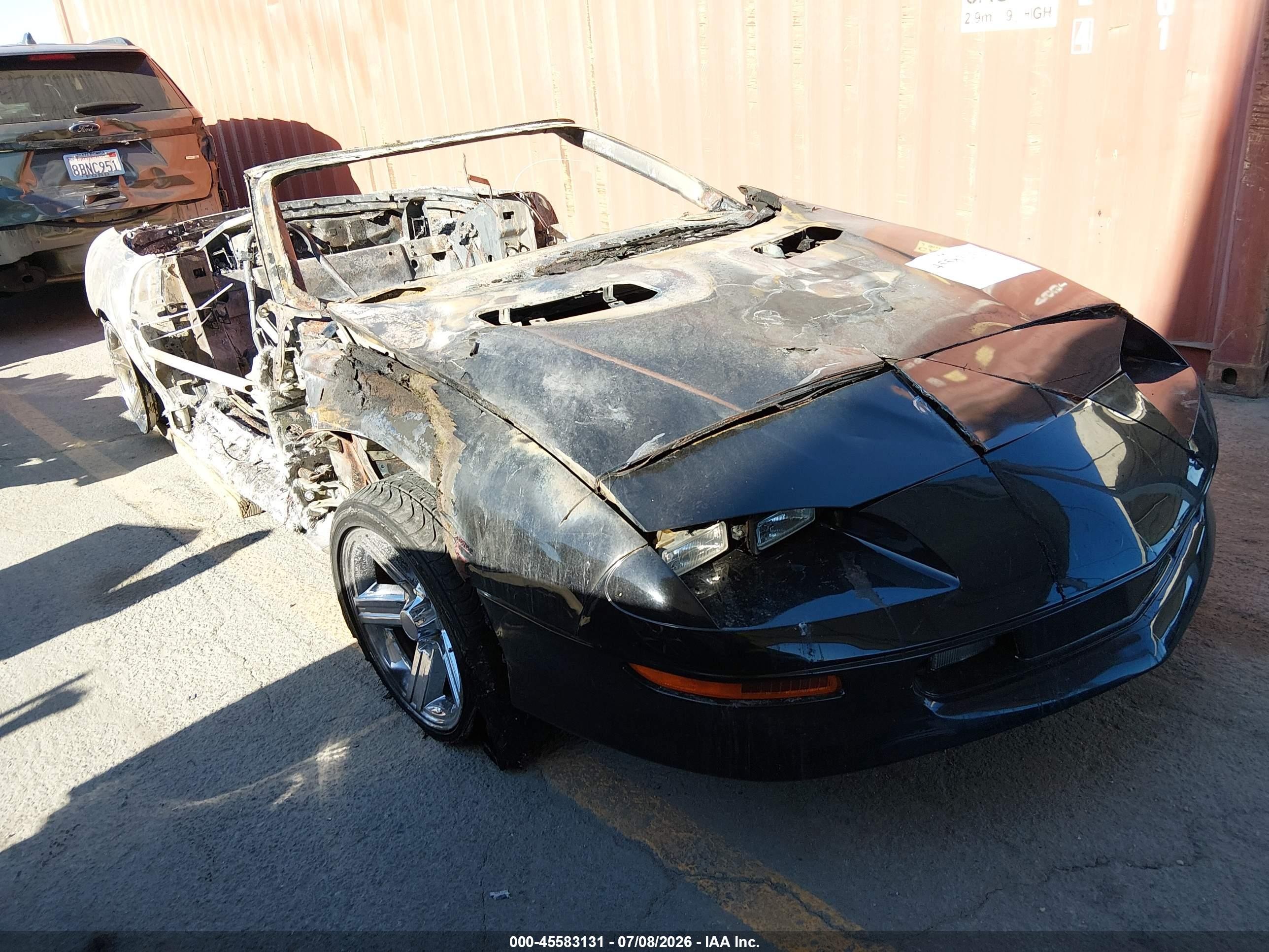 1997 Chevrolet Camaro Z28, VIN 2G1FP32P1V2152742 — Burn