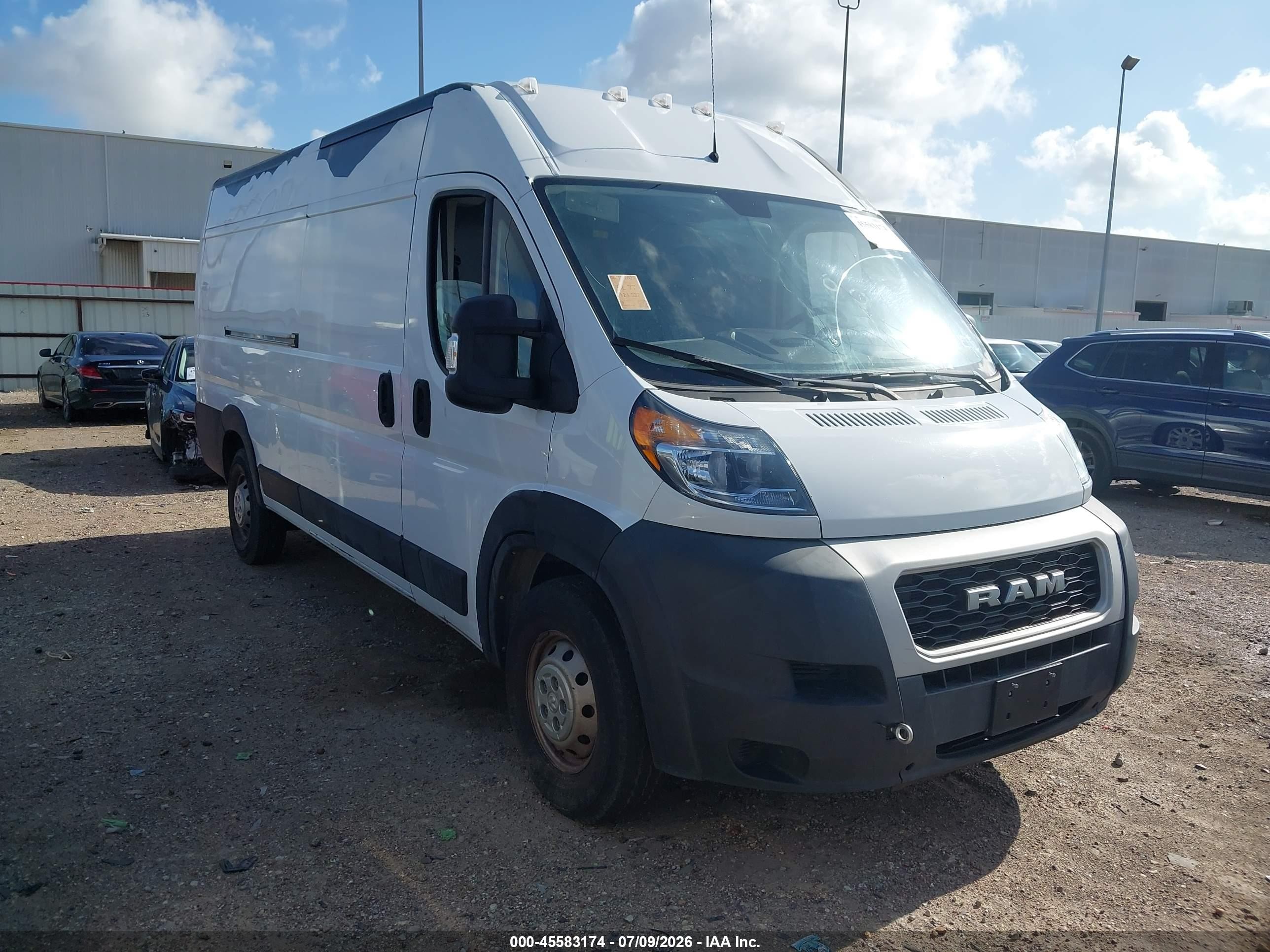 2021 Ram ProMaster Cargo, VIN 3C6MRVJGXME558099 — Side