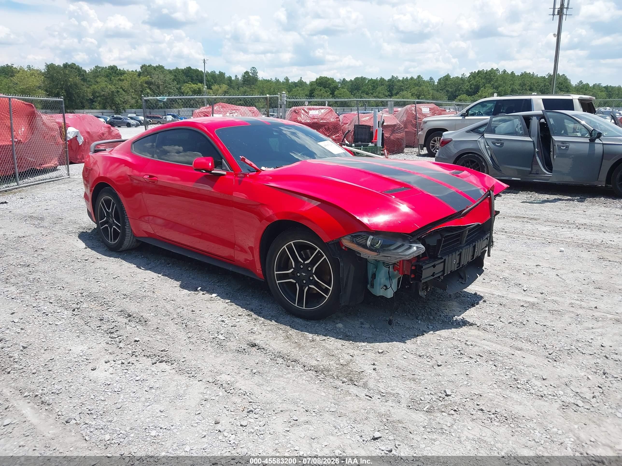 2022 Ford Mustang EcoBoost Premium, VIN 1FA6P8TH4N5101208 — Front end