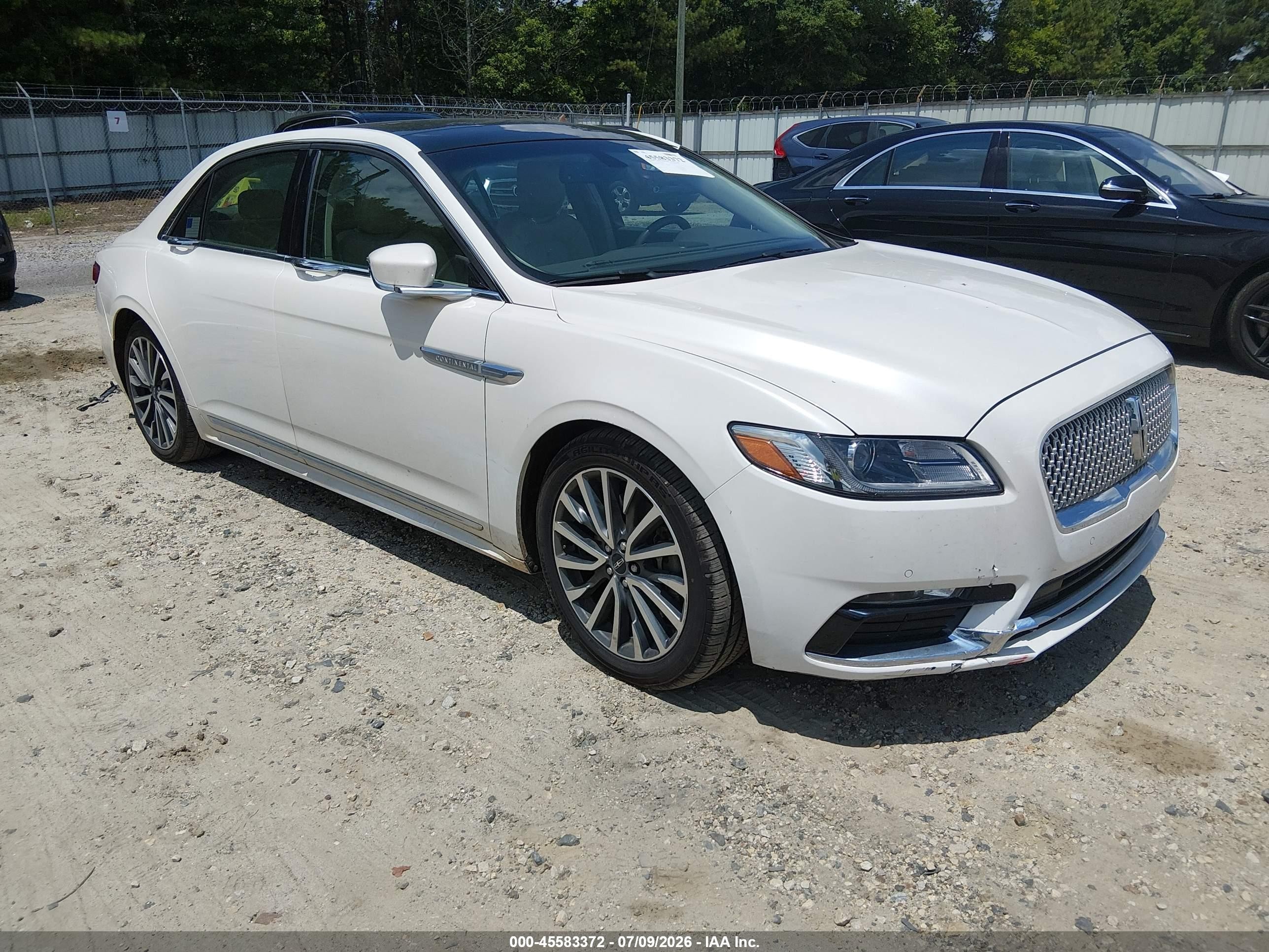 2018 Lincoln Continental Select, VIN 1LN6L9SK6J5601773 — All over
