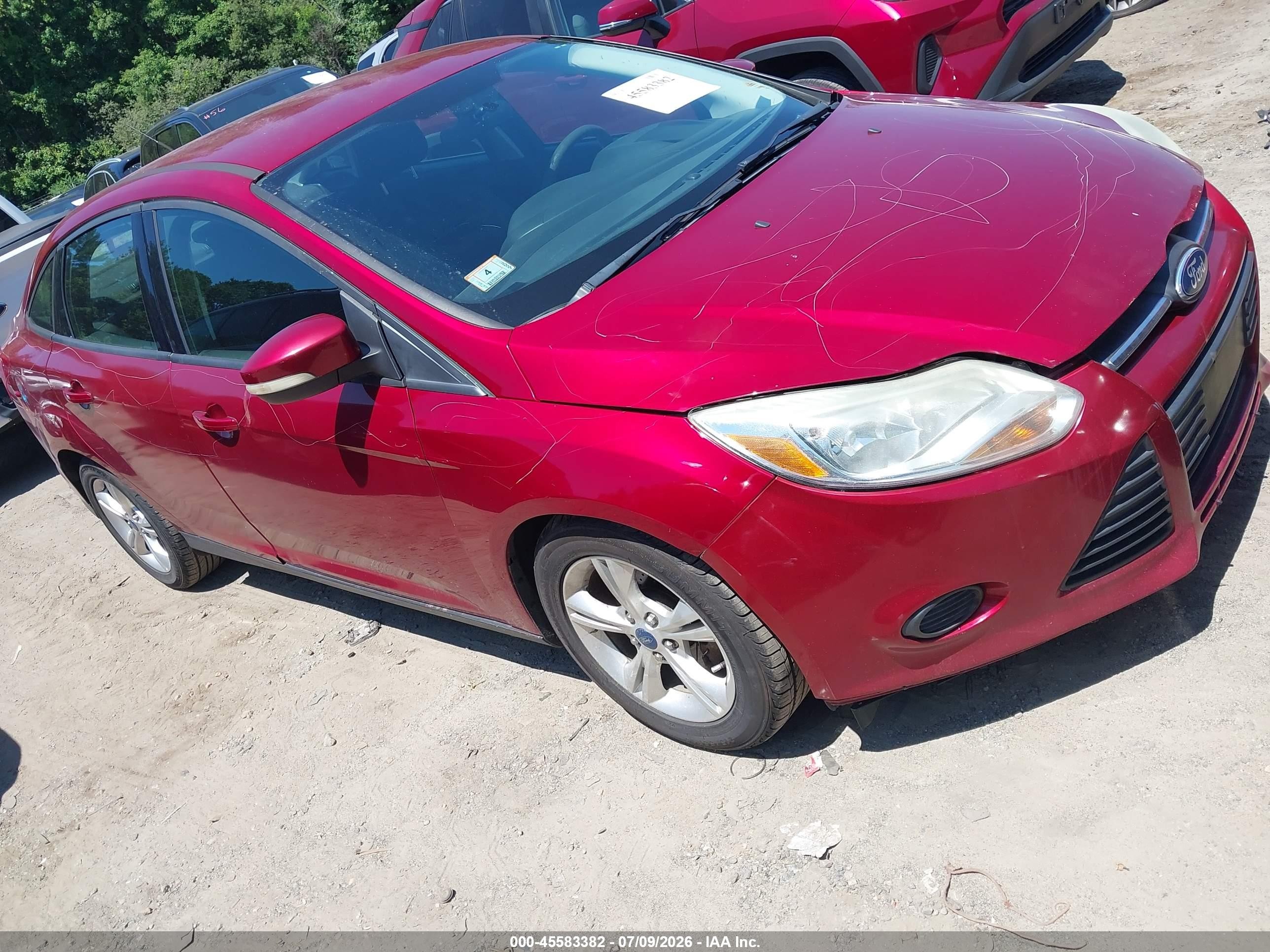 2013 Ford Focus SE, VIN 1FADP3F24DL173747 — Vandalism