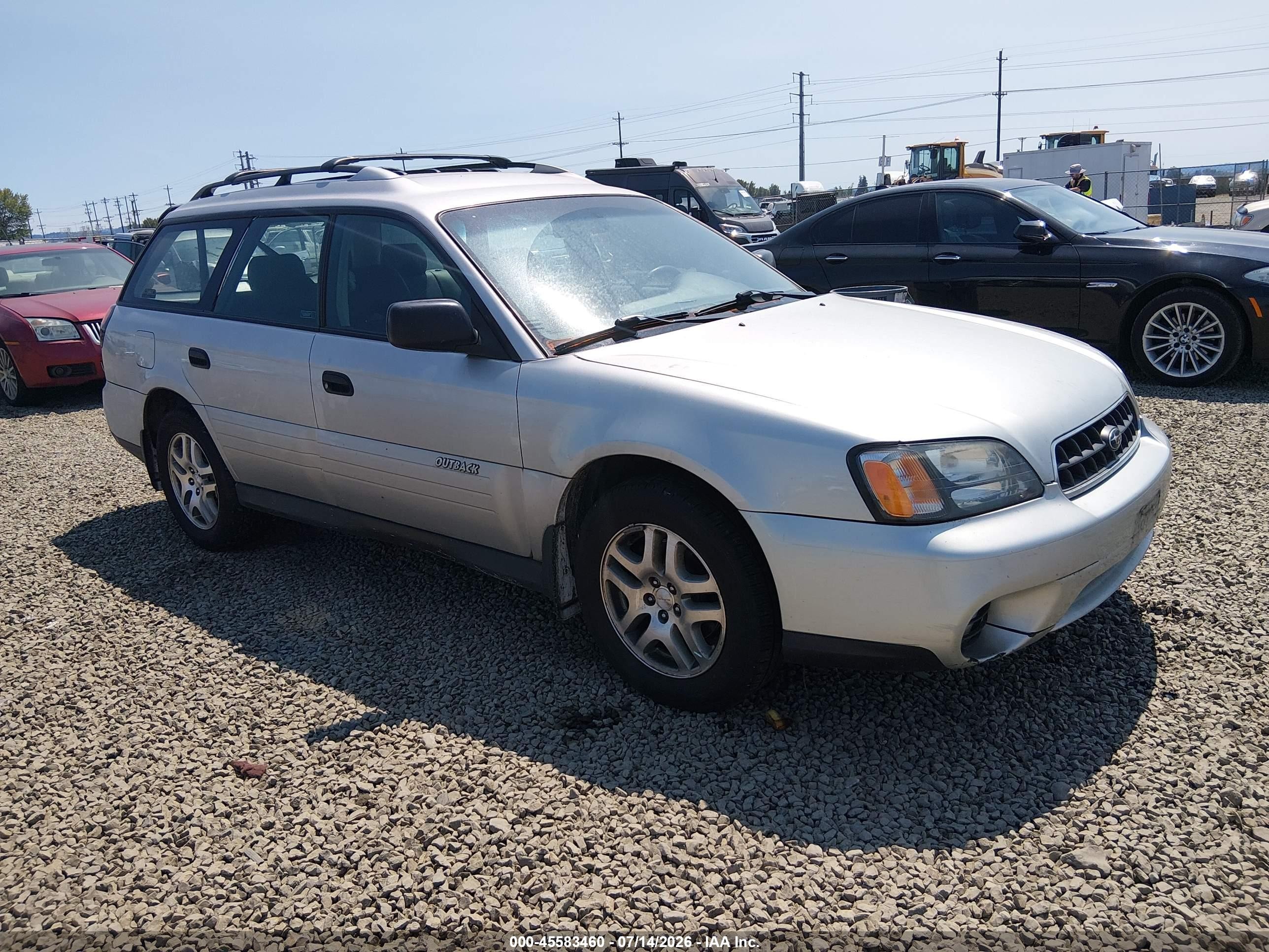 2004 Subaru Legacy Outback, VIN 4S3BH675947638136 — Обычный износ