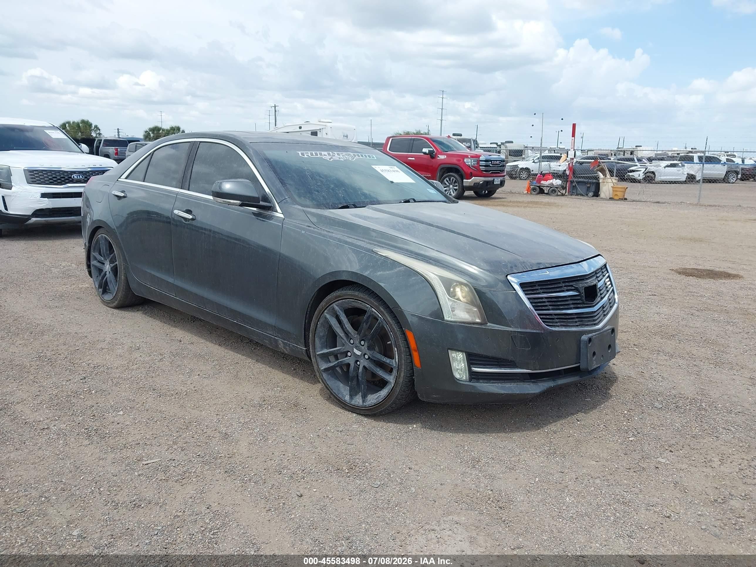 2016 Cadillac ATS Premium Collection RWD, VIN 1G6AE5SXXG0115120 — Rear end