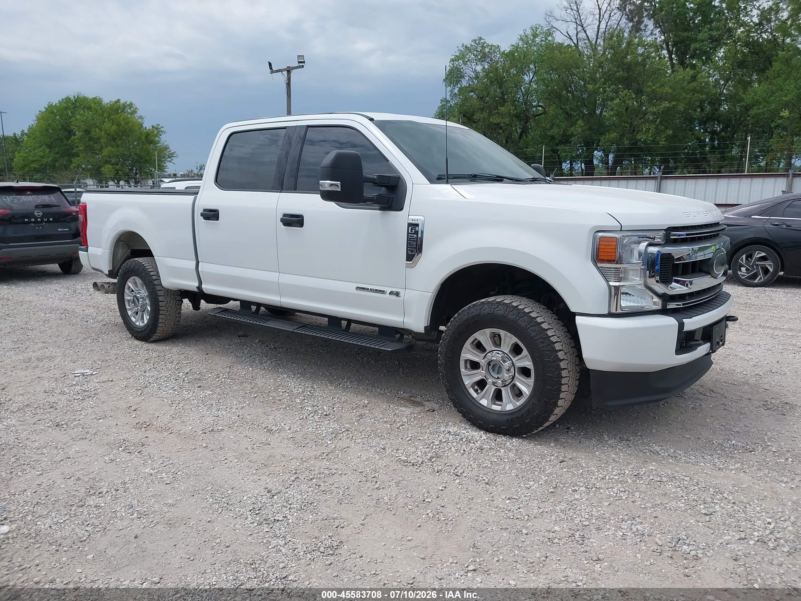 2022 Ford F-250 XLT, VIN 1FT7W2BT5NED77966 — Hail