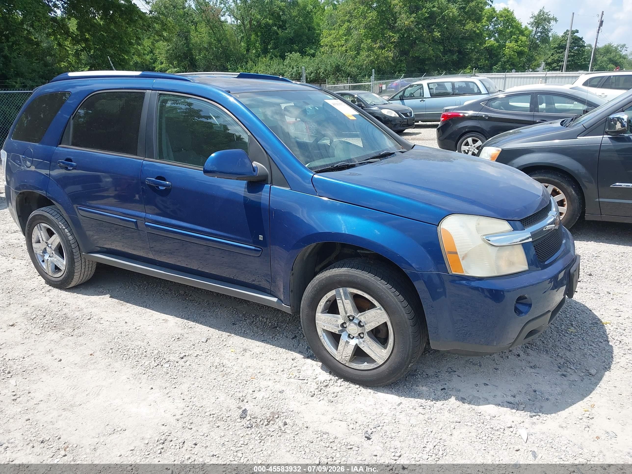 2008 Chevrolet Equinox LT, VIN 2CNDL33F786025034 — Normal wear