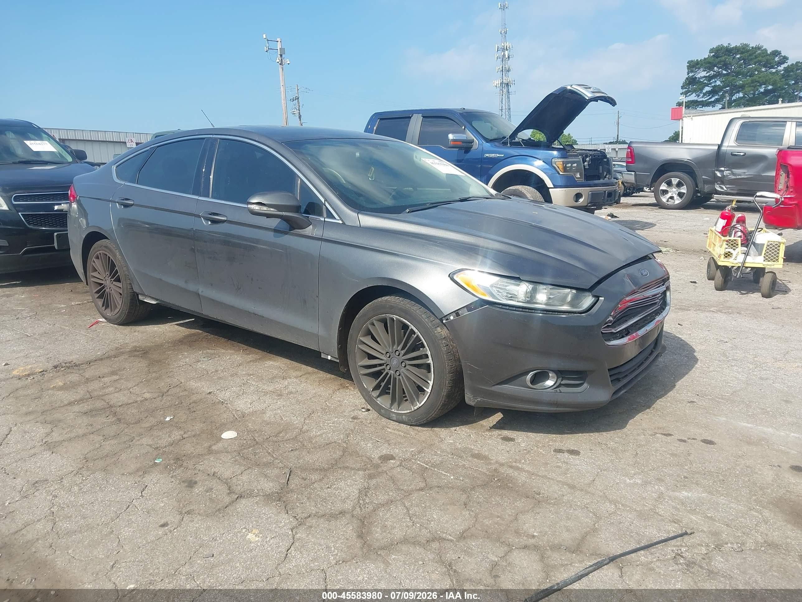 2016 Ford Fusion SE, VIN 3FA6P0H96GR296585 — Front end
