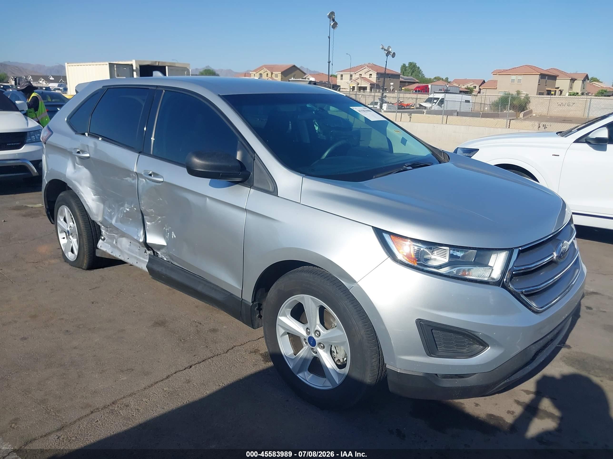 2018 Ford Edge SE, VIN 2FMPK3G93JBB39937 — Бок