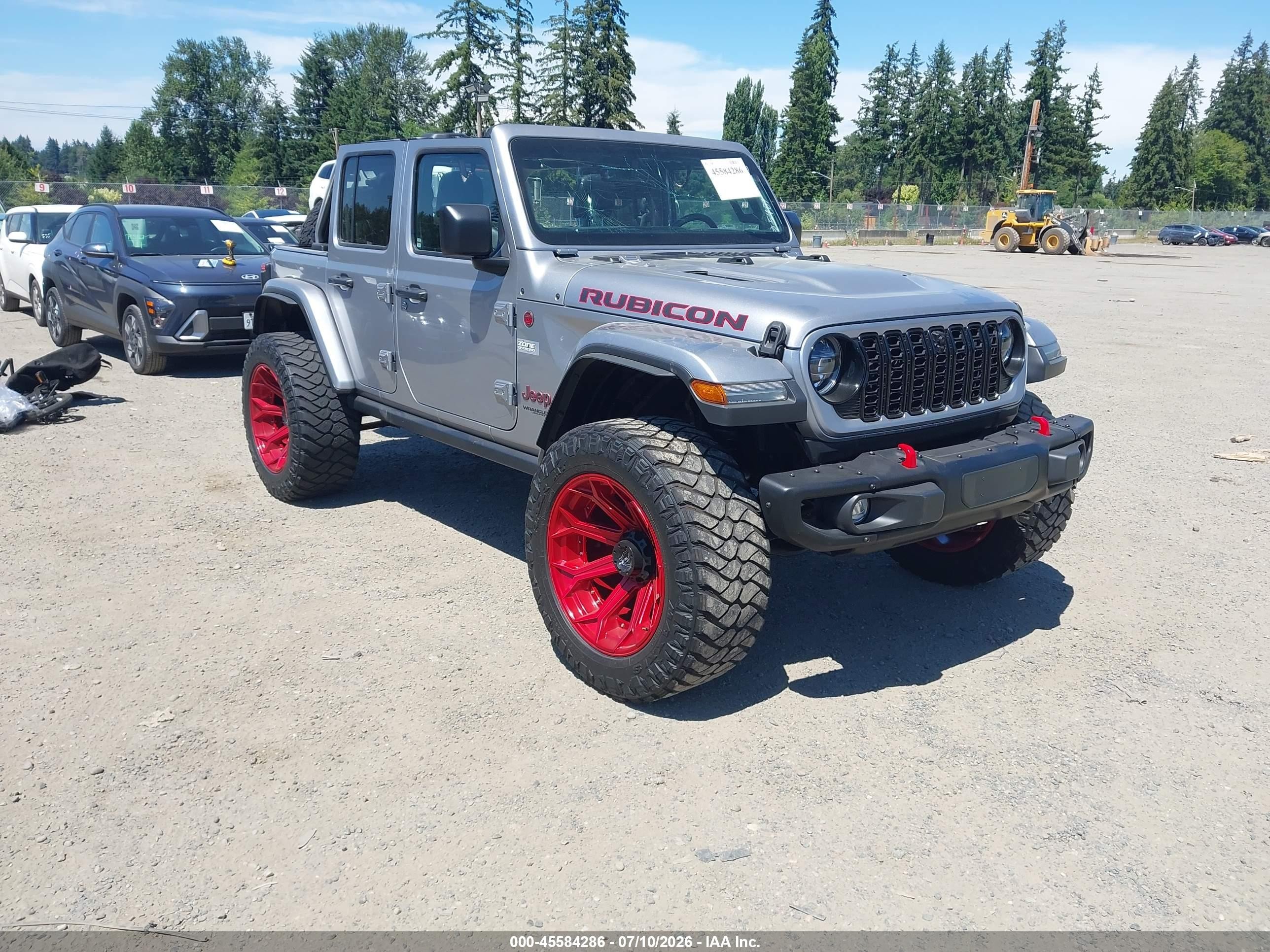 2018 Jeep Wrangler Unlimited Rubicon, VIN 1C4HJXFG5JW165487 — Front end