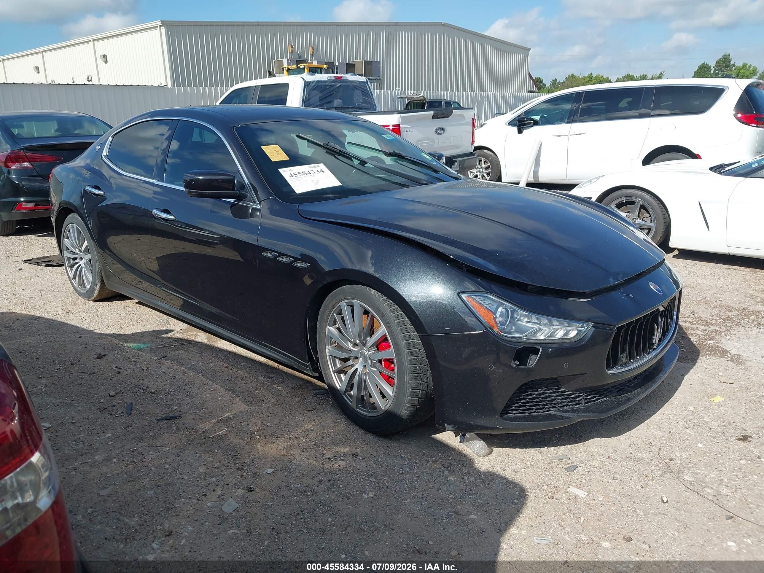 2014 Maserati Ghibli S Q4, VIN ZAM57RTA0E1077071 — Механическое