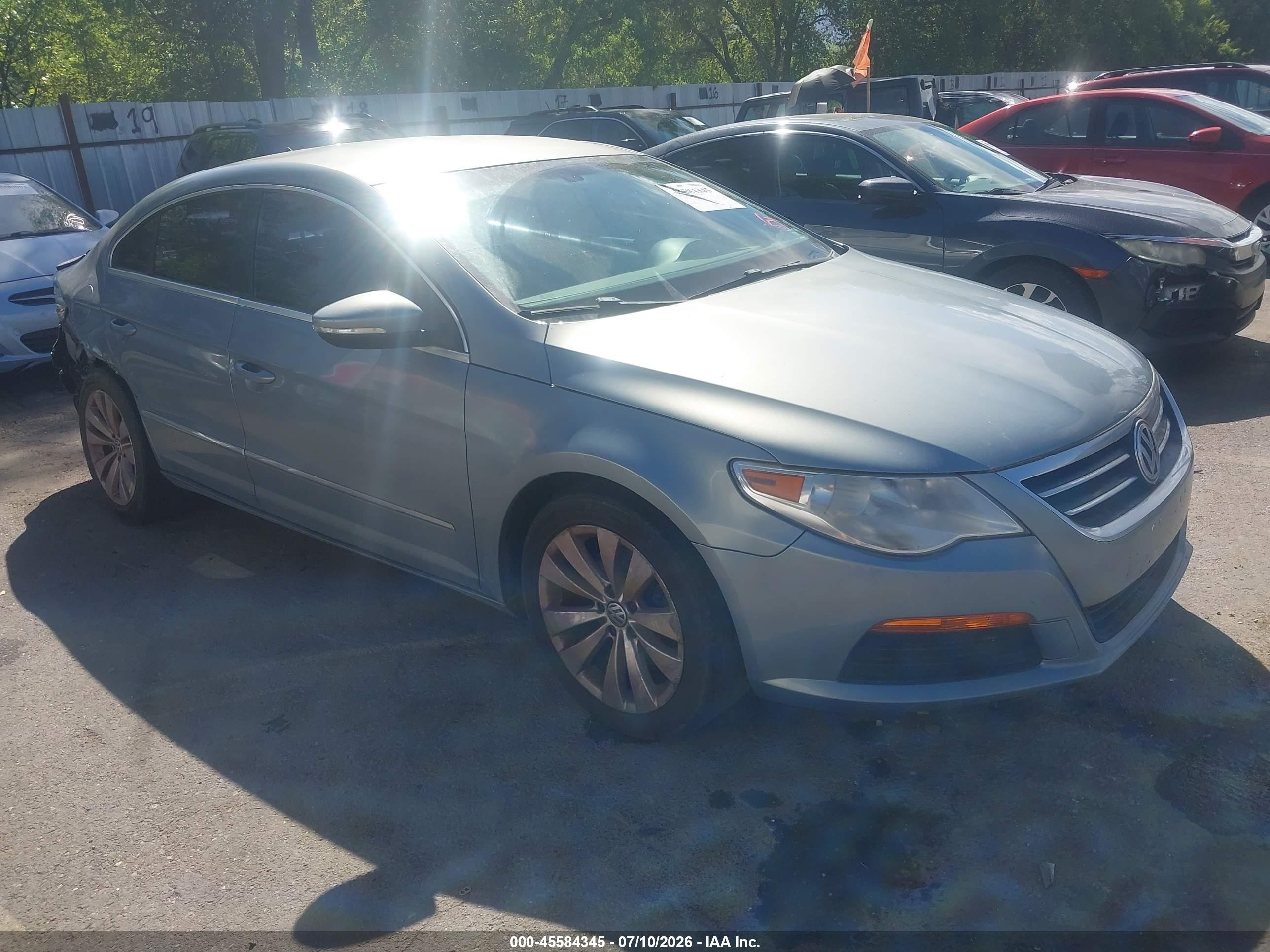 2012 Volkswagen CC Sport, VIN WVWMP7ANXCE537577 — Rear end