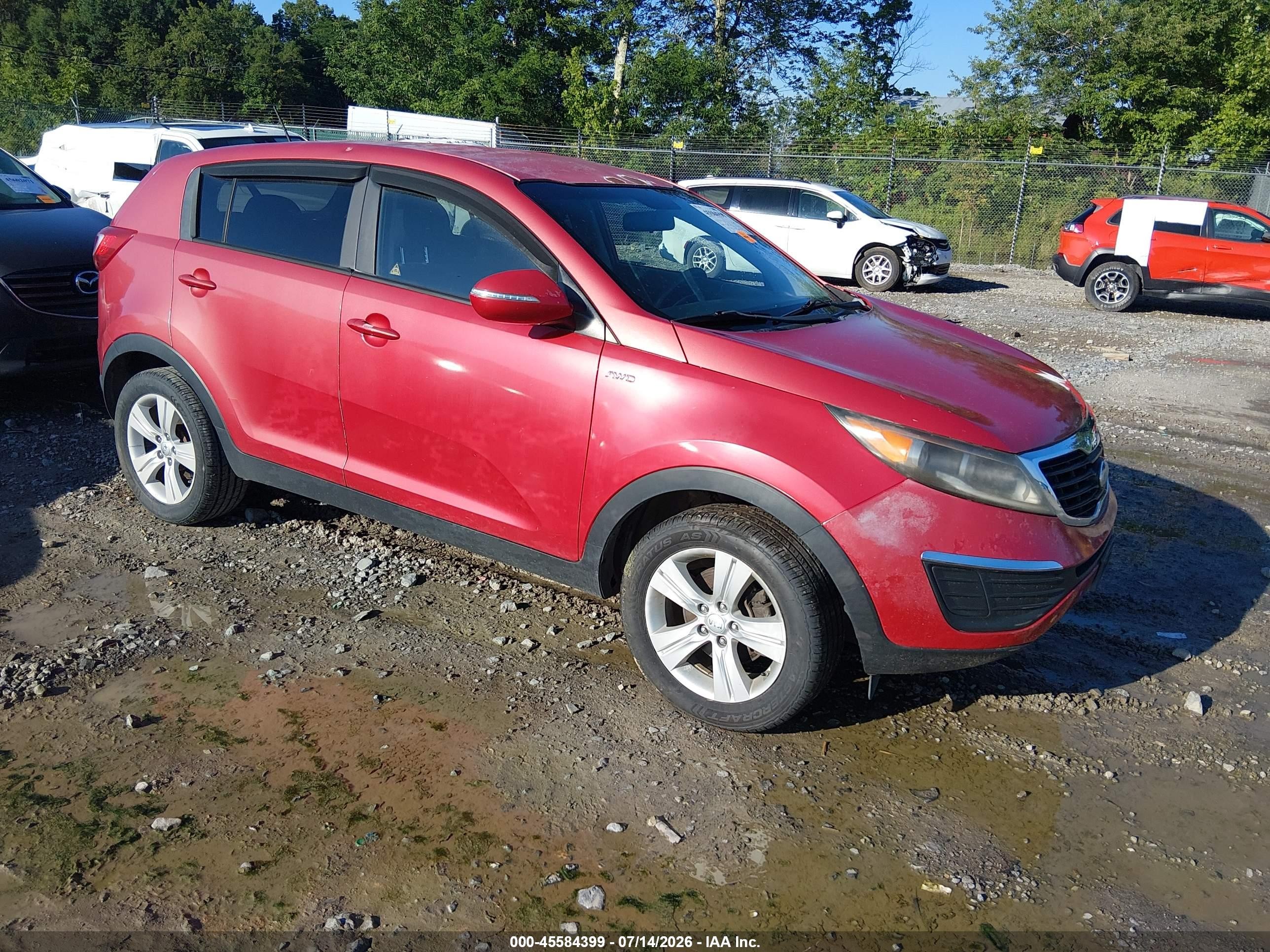2013 Kia Sportage LX, VIN KNDPBCA21D7422348 — Normal wear