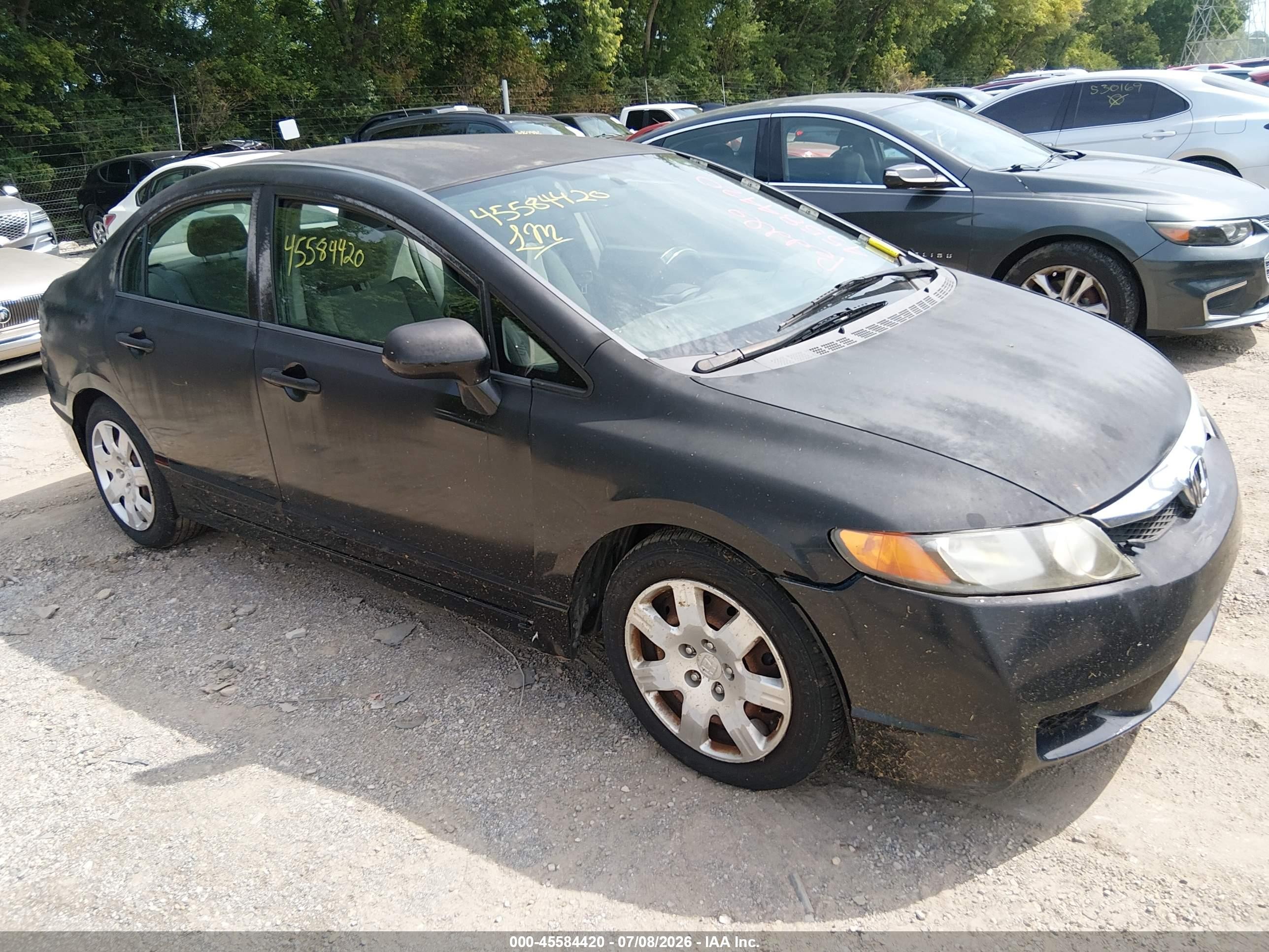 2010 Honda Civic LX, VIN 2HGFA1F55AH331817 — Normal wear