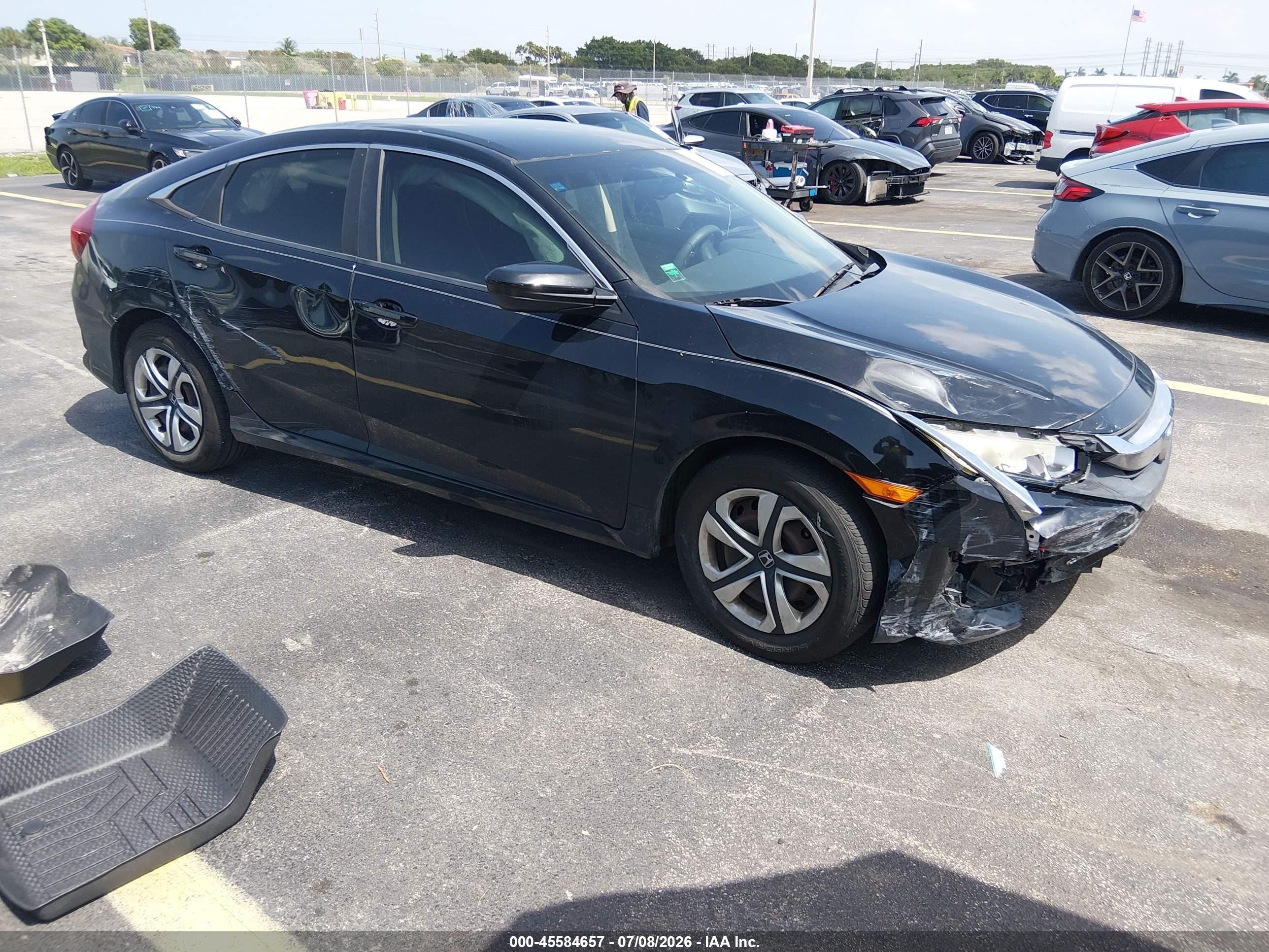 2016 Honda Civic LX, VIN 19XFC2F51GE009503 — Side