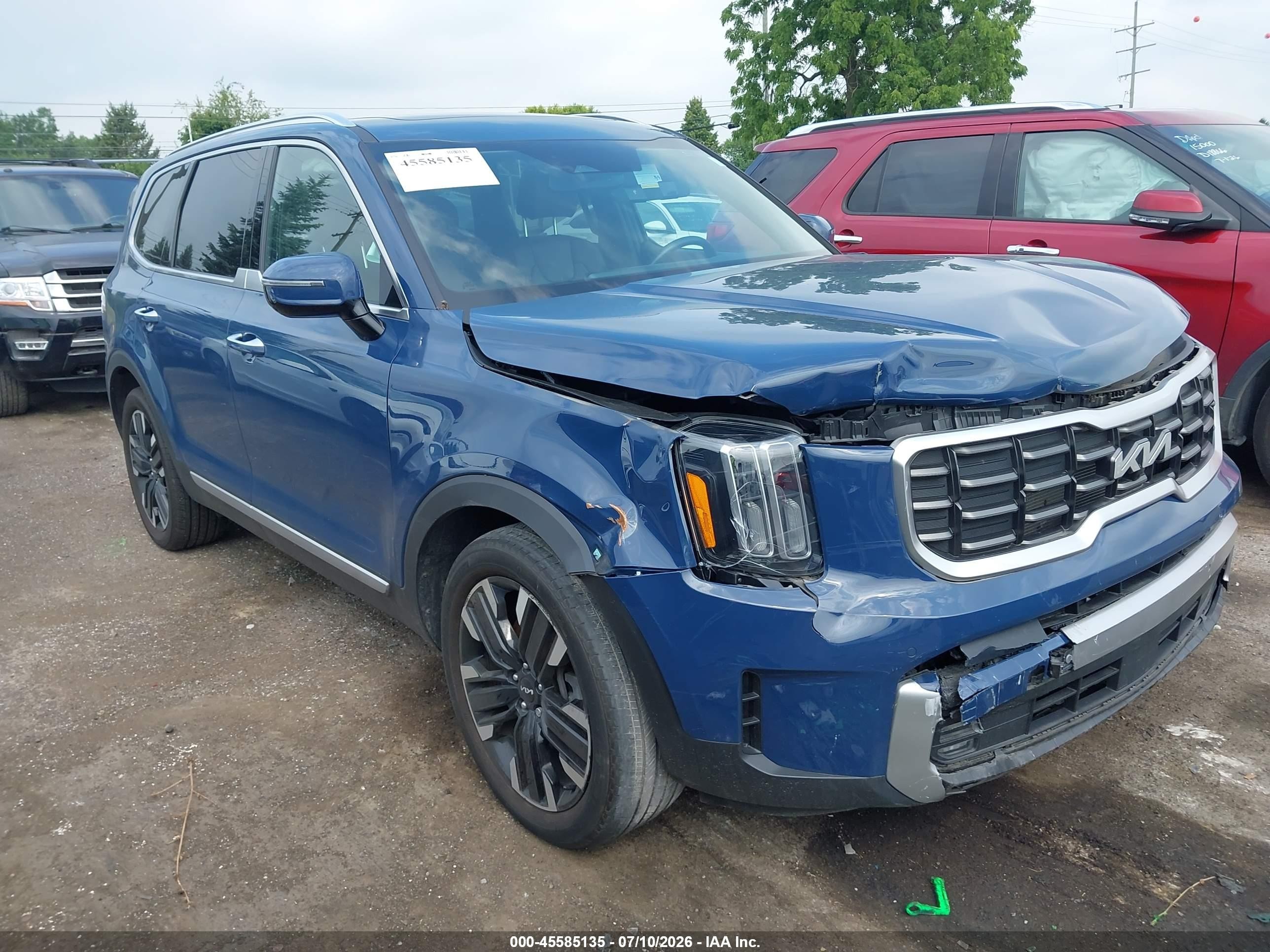 2023 Kia Telluride SX X-Pro, VIN 5XYP5DGC3PG333319 — Front end
