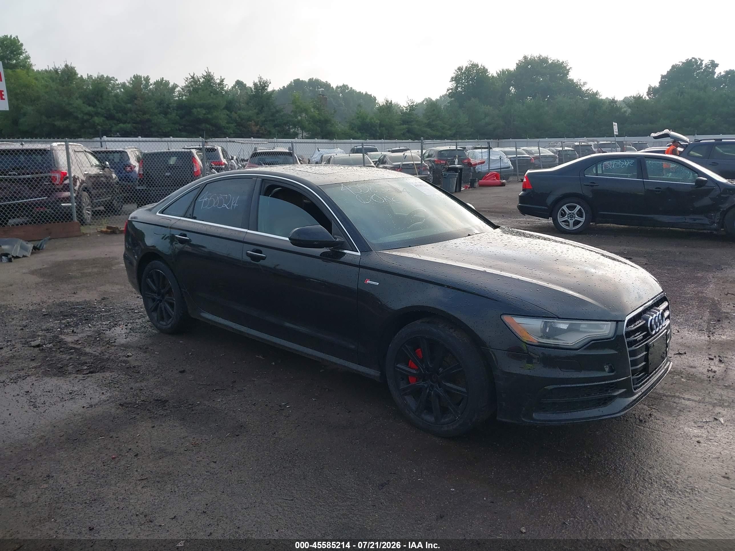 2014 Audi A6 Prestige, VIN WAUHGAFC3EN013693 — Пресная вода