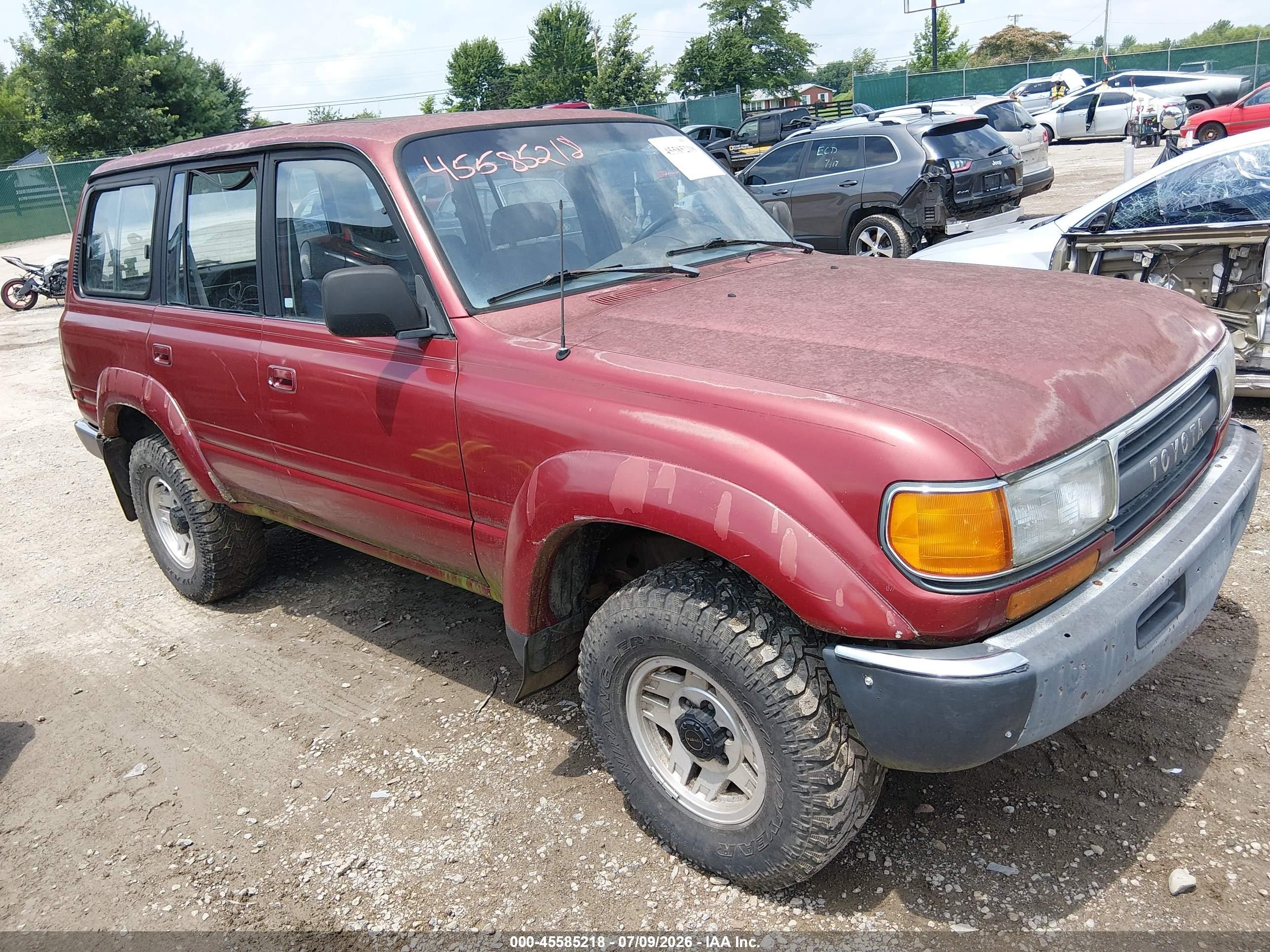 1992 Toyota Land Cruiser, VIN JT3FJ80W7N0049783 — Normal wear