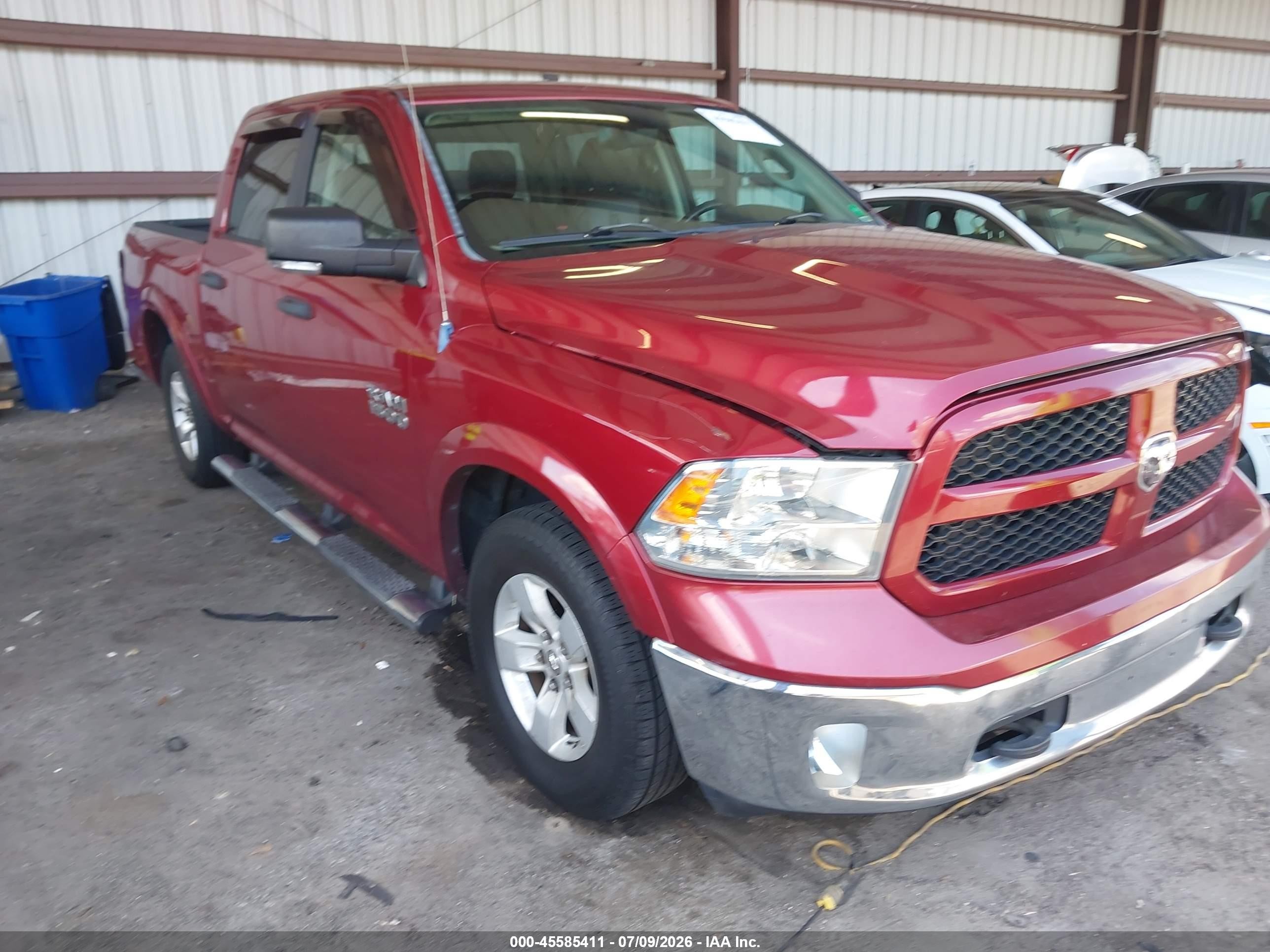2014 Ram 1500 Lone Star, VIN 1C6RR6LG9ES144724 — Rear end