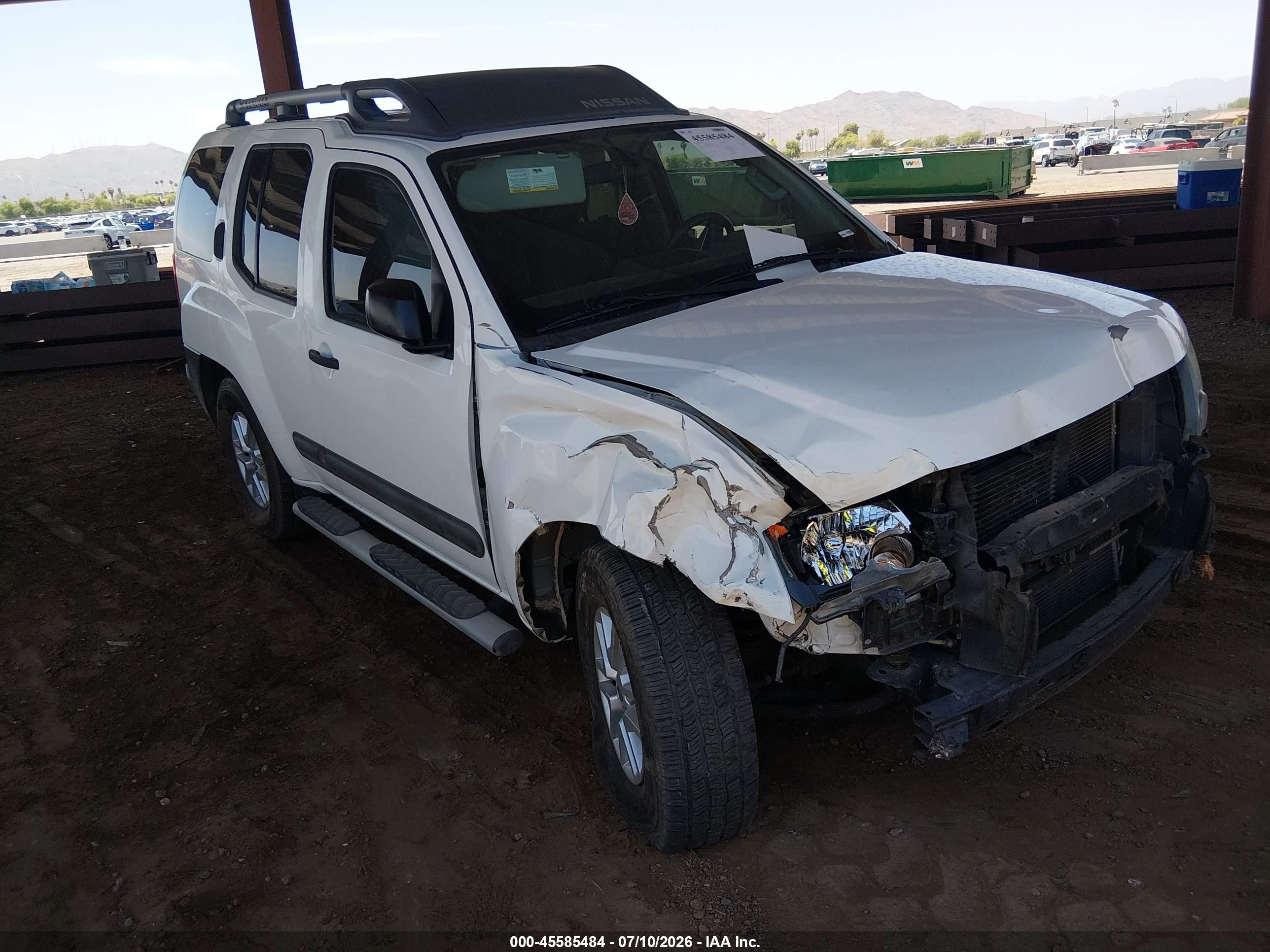 2015 Nissan Xterra S, VIN 5N1AN0NU6FN663968 — Перед