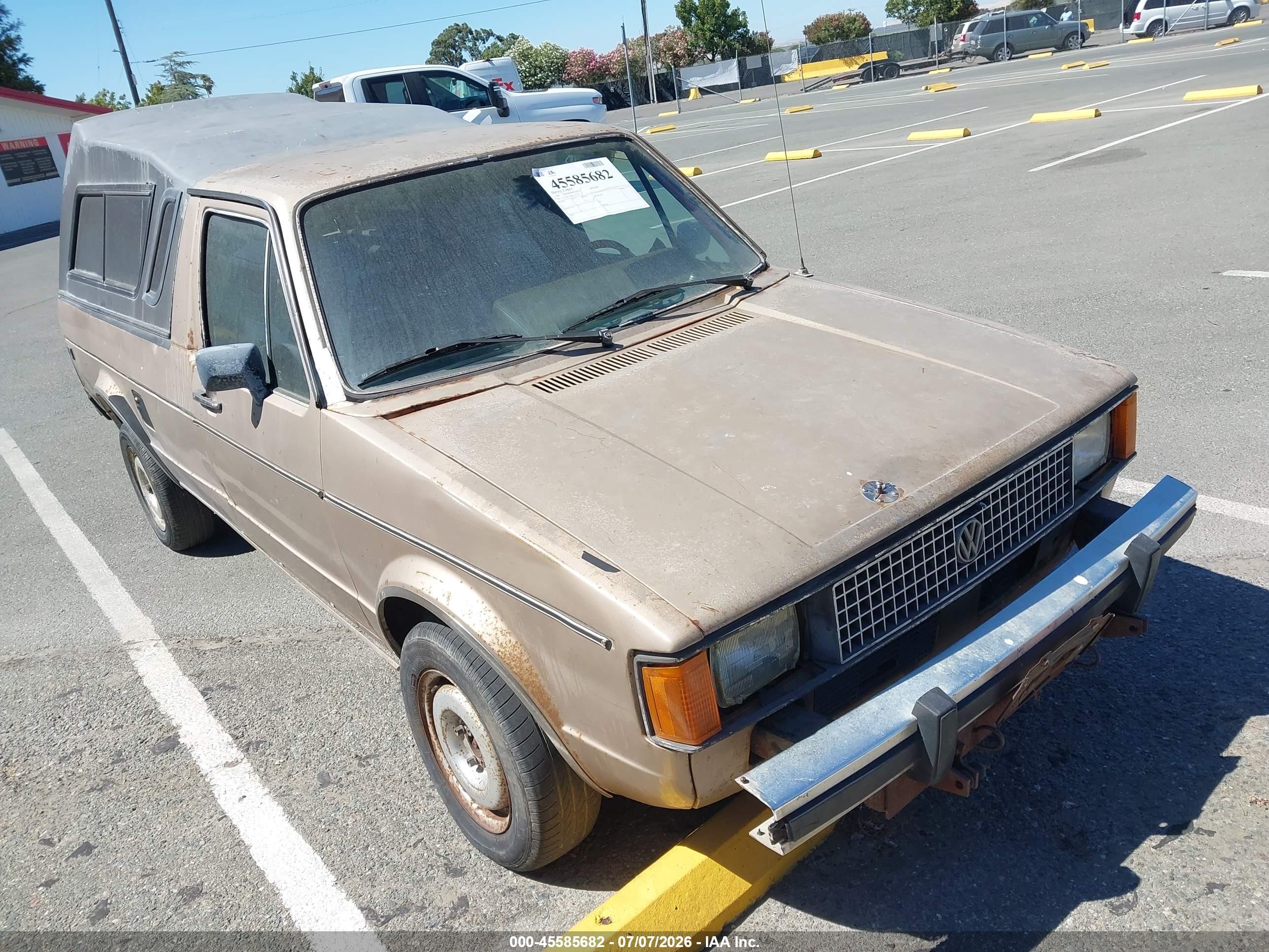 1981 Volkswagen Rabbit, VIN 1V1LG017XBV191553 — Not stated