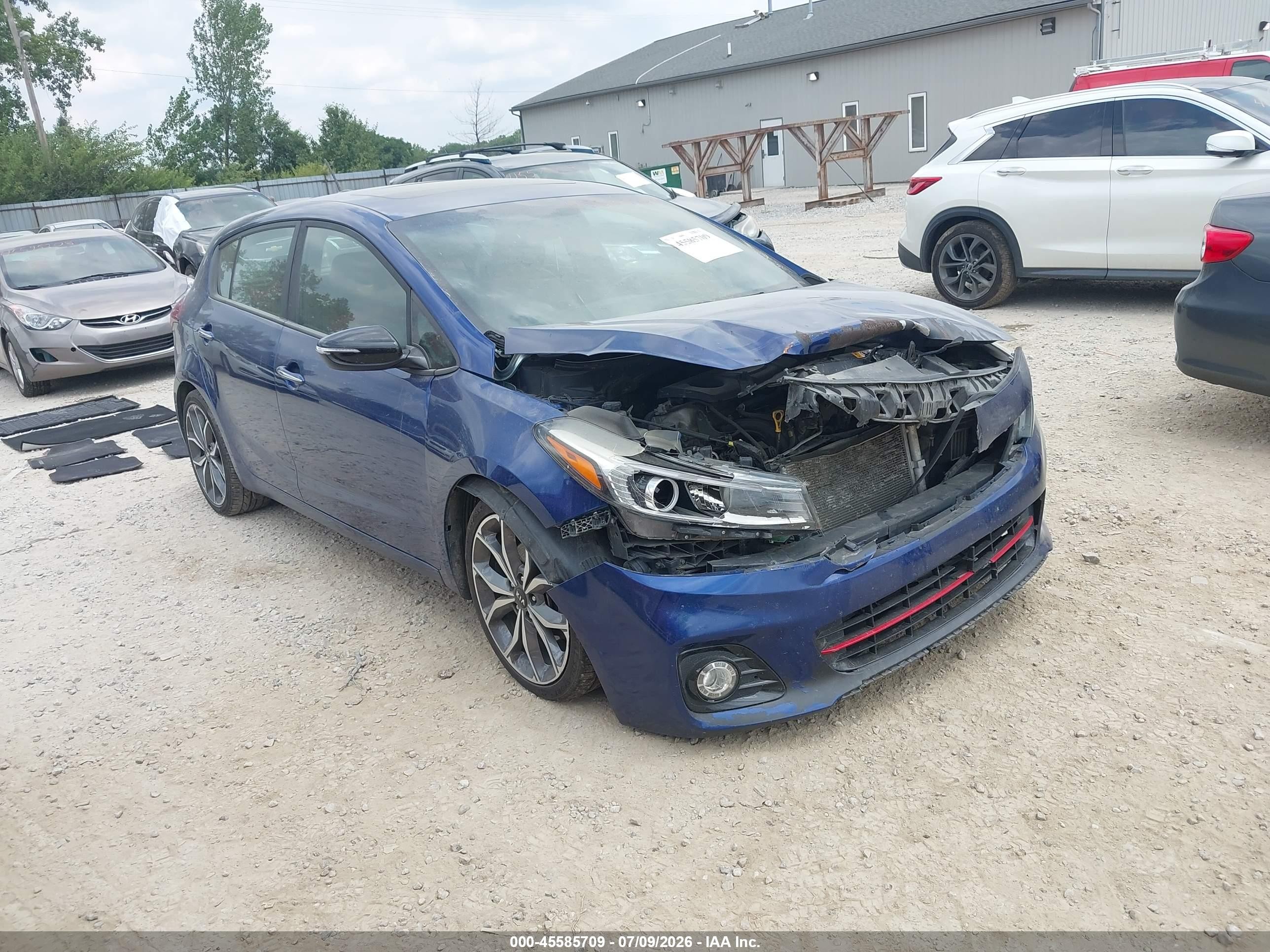 2018 Kia Forte SX, VIN 3KPFN5A36JE193233 — Front end