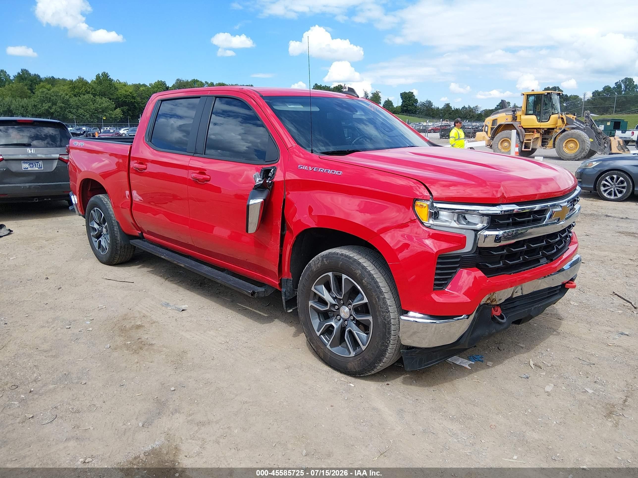 2023 Chevrolet Silverado 1500 LT, VIN 1GCPDKEK6PZ158843 — Front end