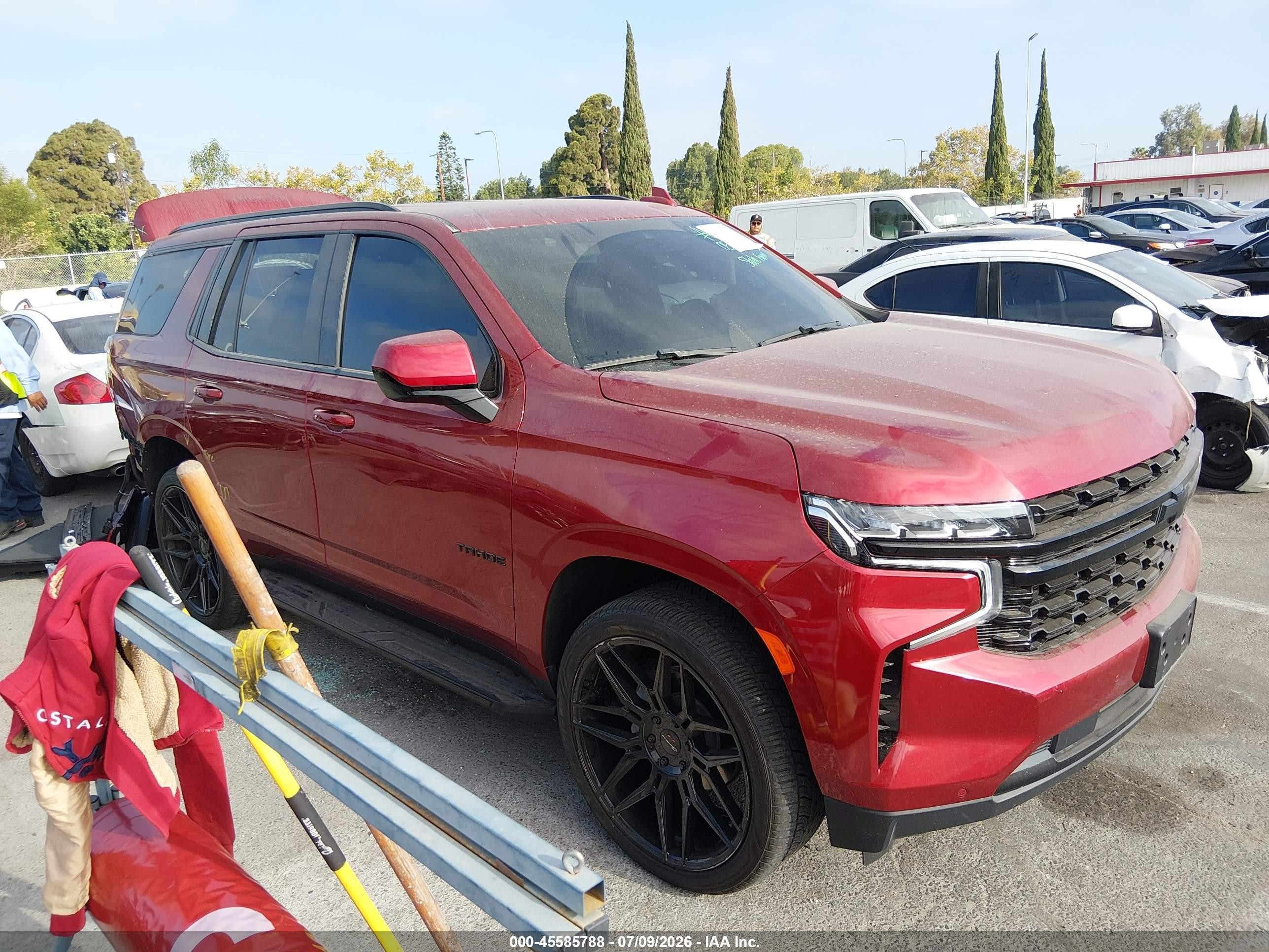 2024 Chevrolet Tahoe LS, VIN 1GNSCMKD5RR312256 — Rear end