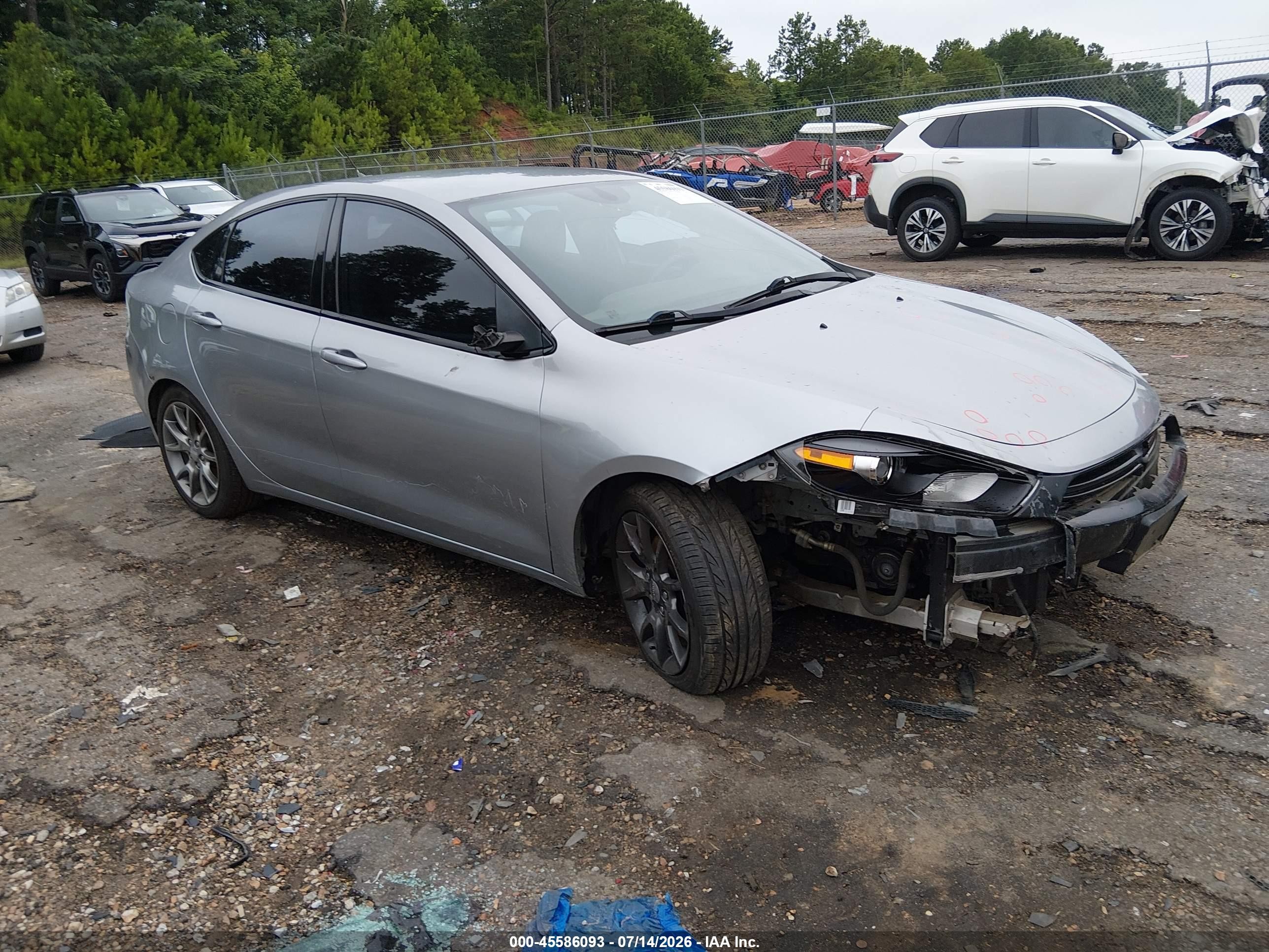 2015 Dodge Dart SXT, VIN 1C3CDFBB4FD187770 — Front end