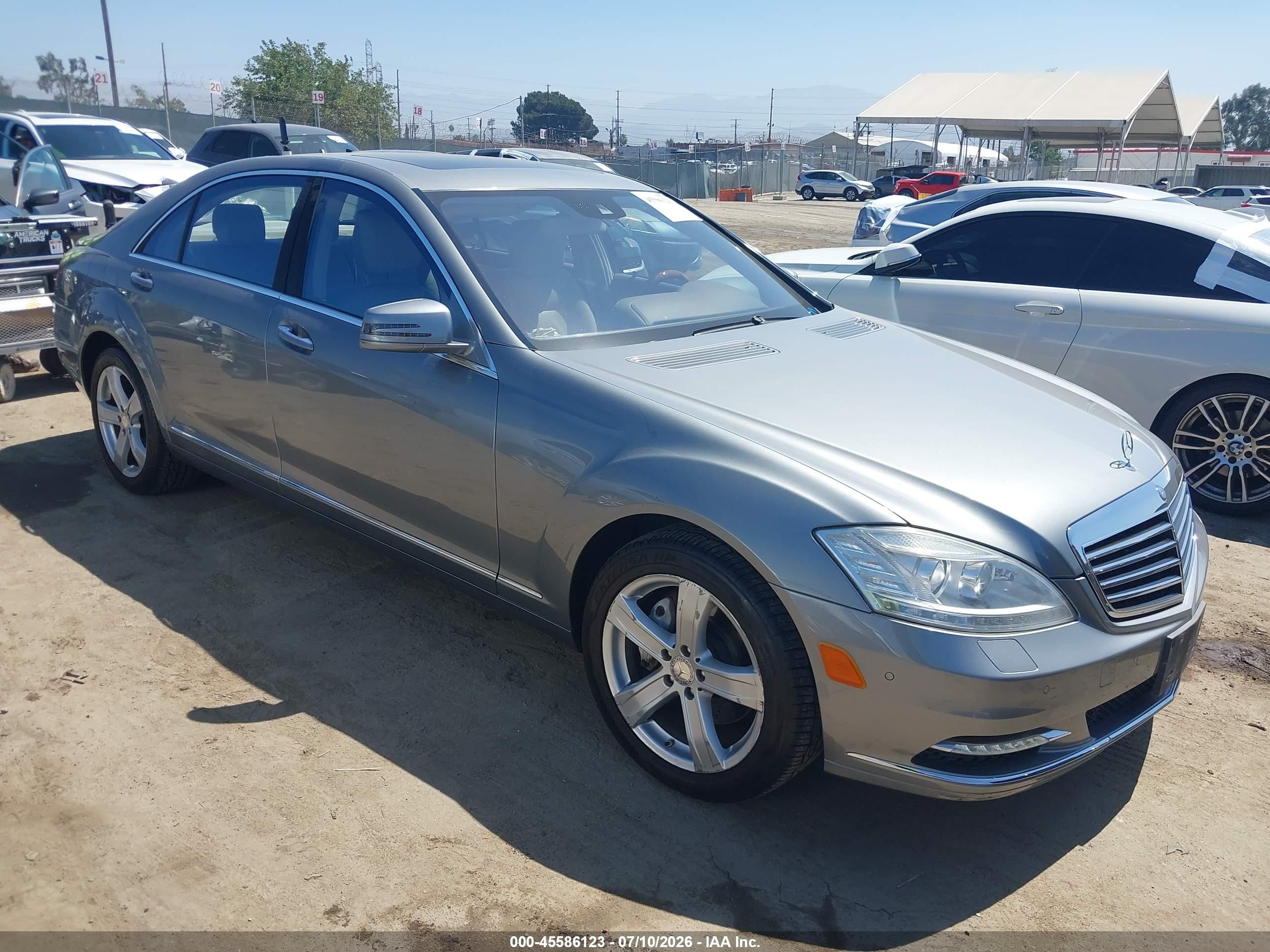 2011 Mercedes-Benz S 550, VIN WDDNG7BB3BA367485 — Not stated
