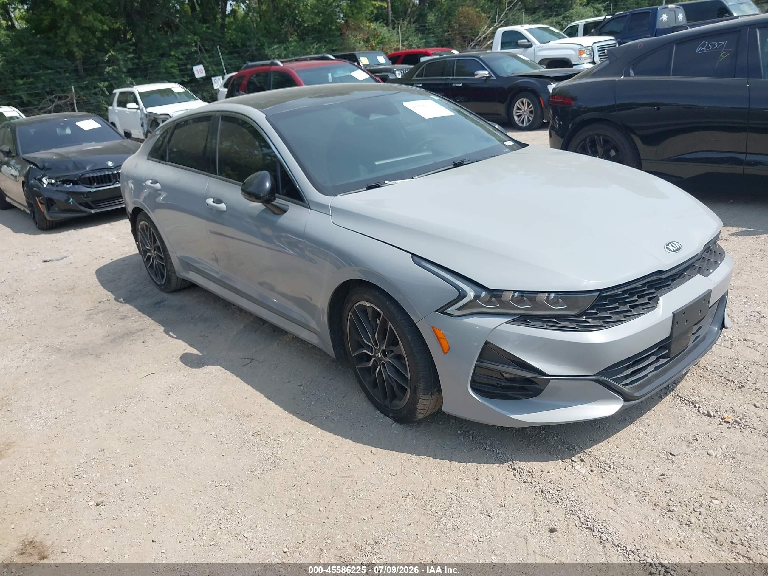 2021 Kia K5 GT, VIN 5XXG44J81MG051820 — Rear end