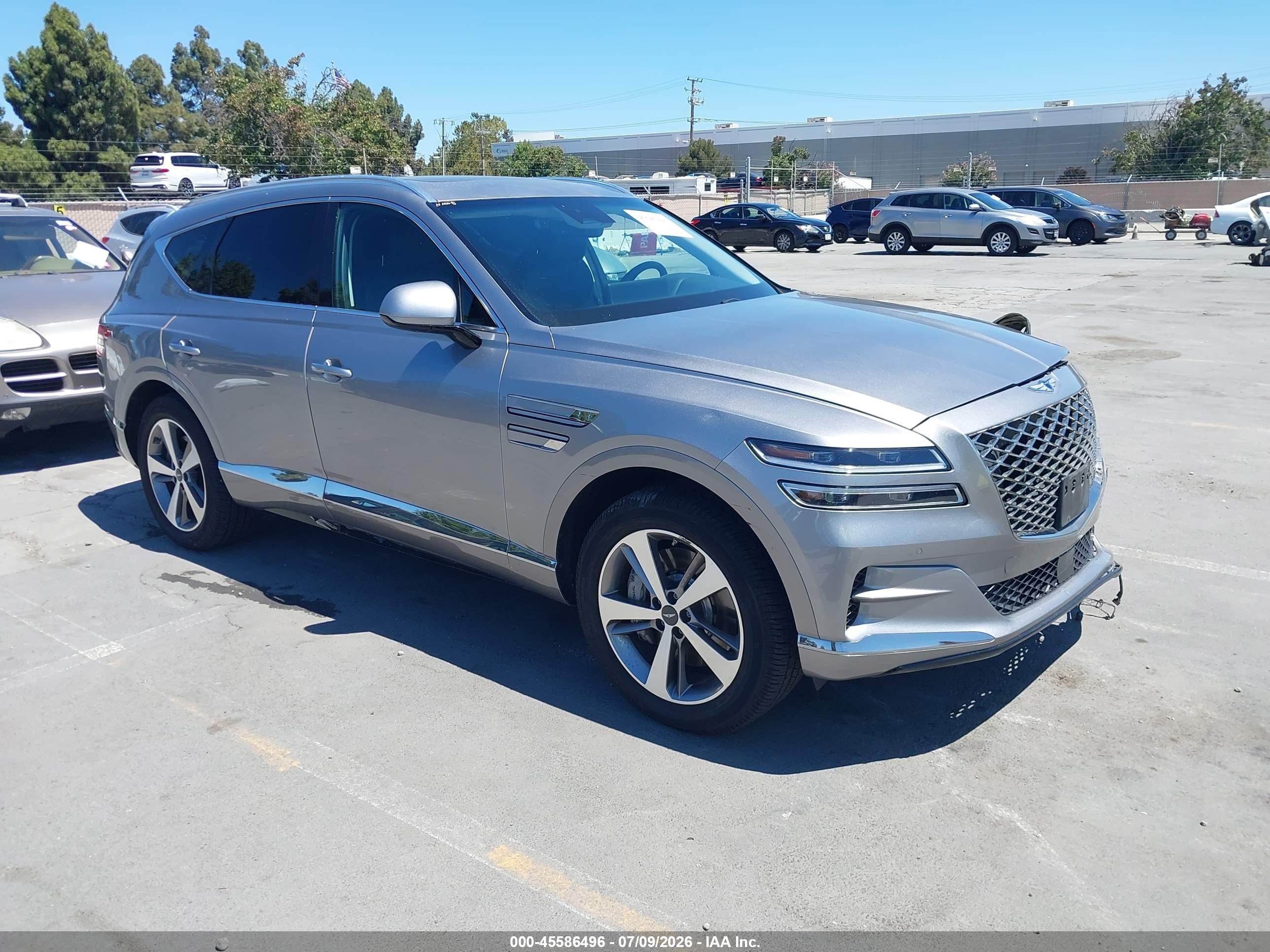 2021 Genesis GV80, VIN KMUHCESC8MU050395 — Front end