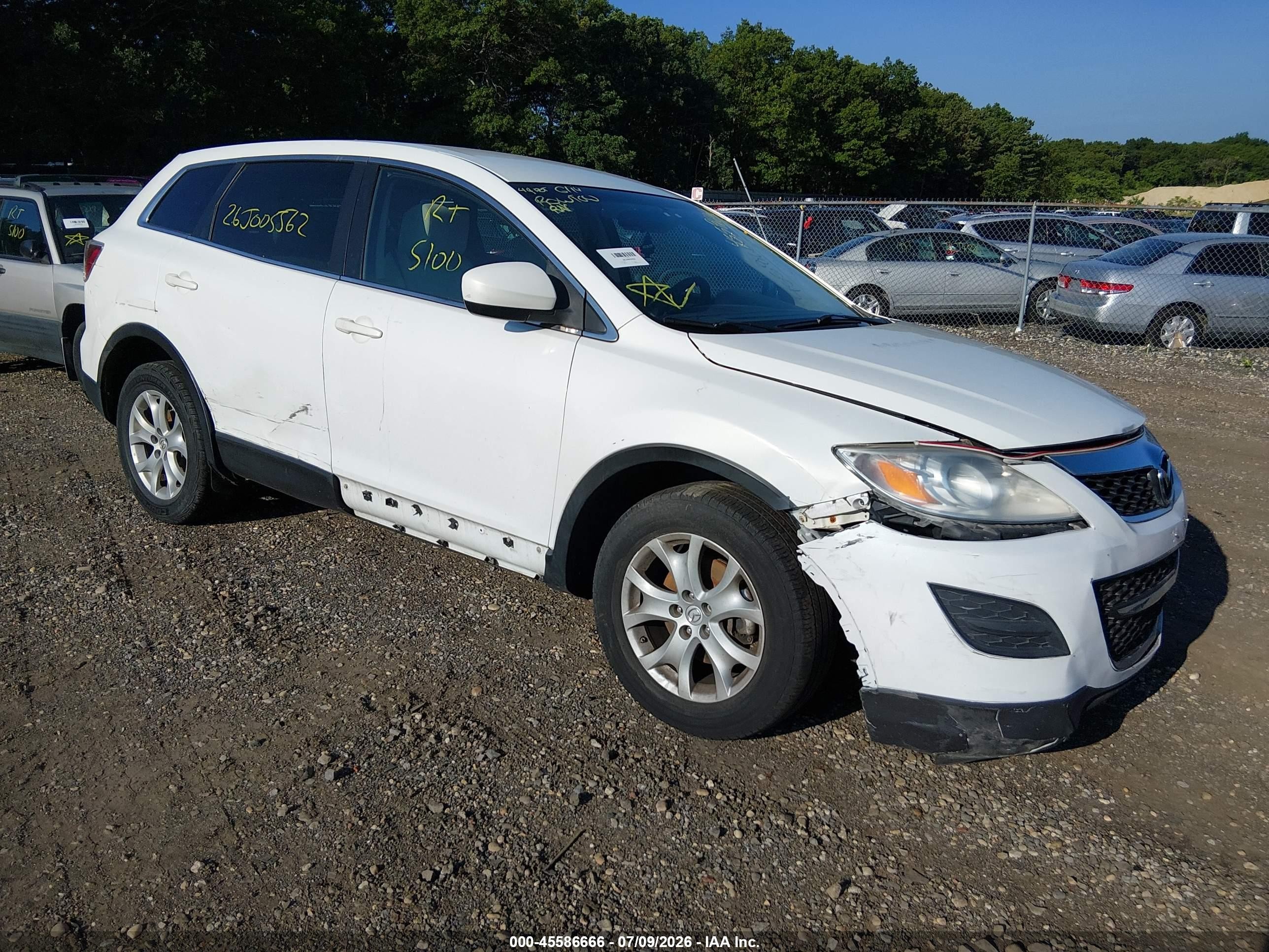 2012 Mazda CX-9 Sport, VIN JM3TB3BV0C0359152 — All over