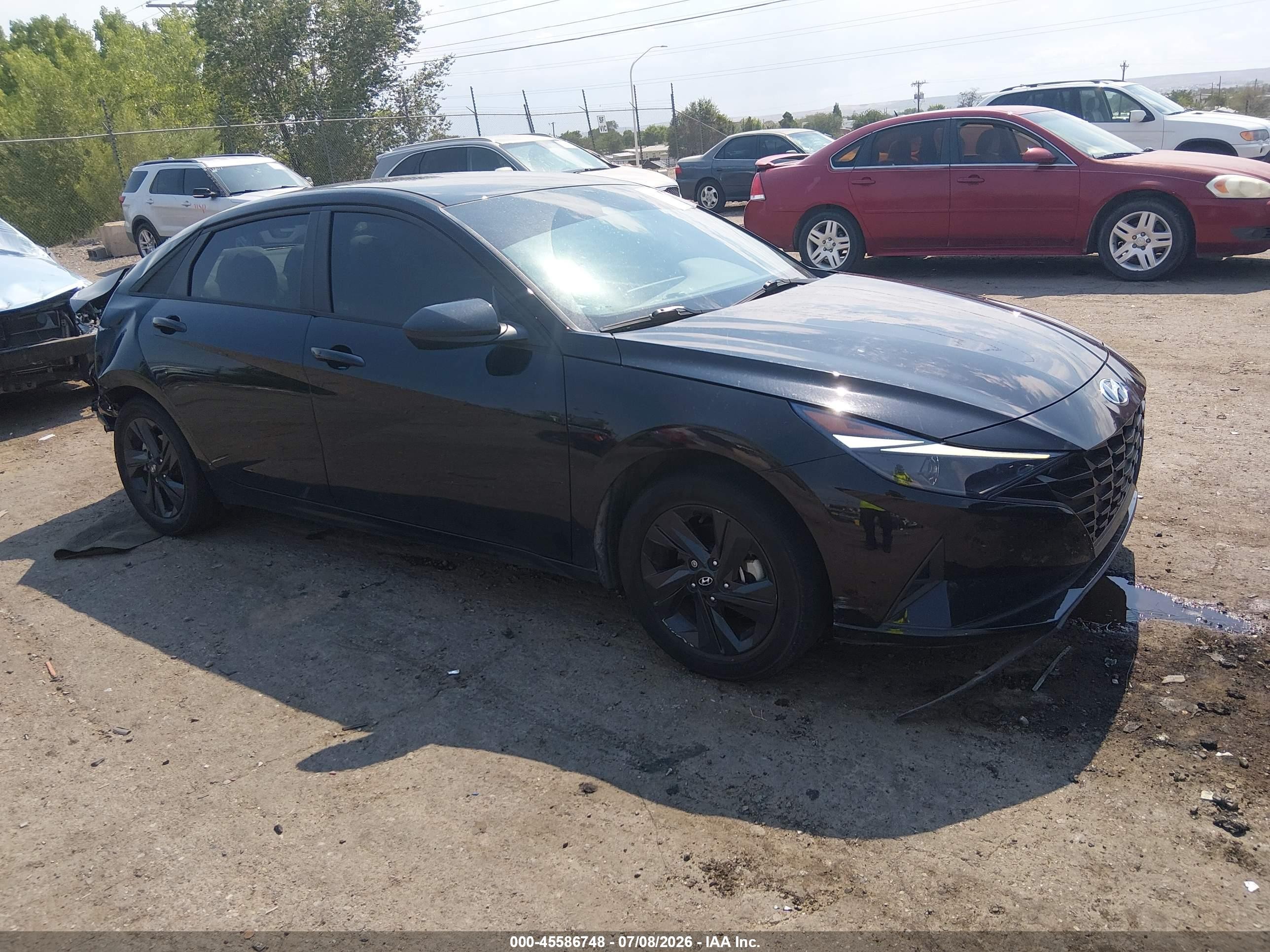 2022 Hyundai Elantra SEL, VIN KMHLM4AG7NU294402 — Rear end
