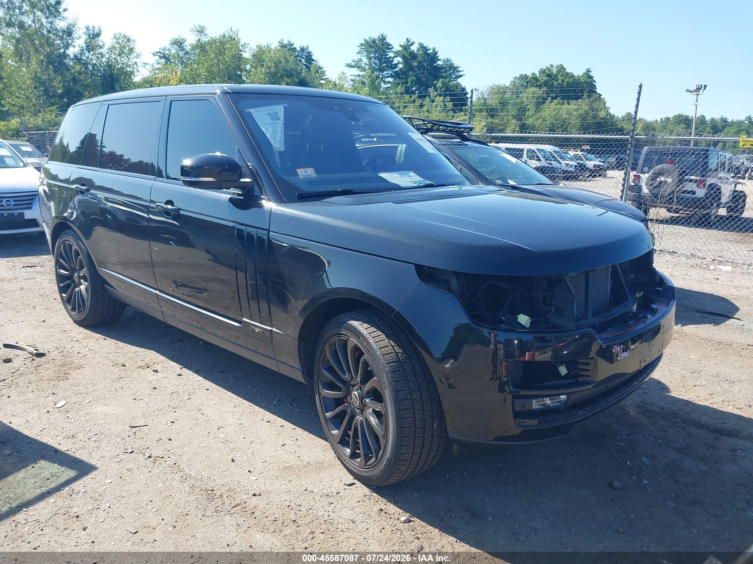2017 Land Rover Range Rover, VIN SALGS5FE4HA323555 — Front end