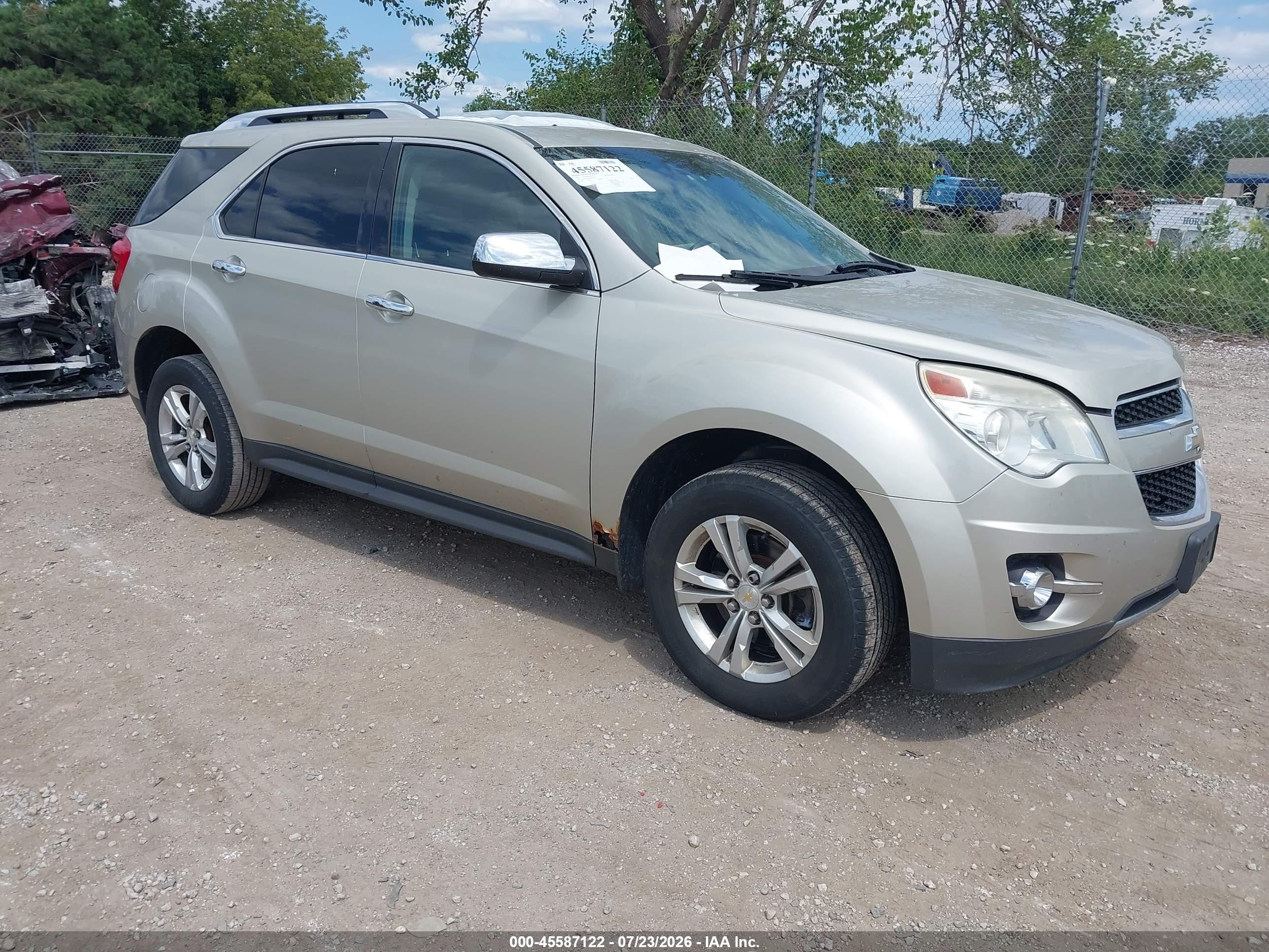 2013 Chevrolet Equinox LTZ, VIN 2GNALFEK5D6414422 — Roof