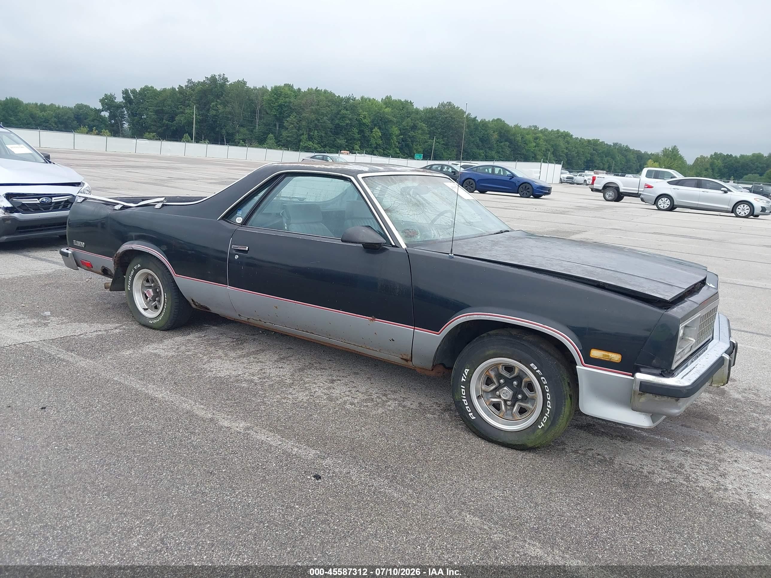 1986 Chevrolet El Camino SS, VIN 3GCCW80H3GS904198 — Front end