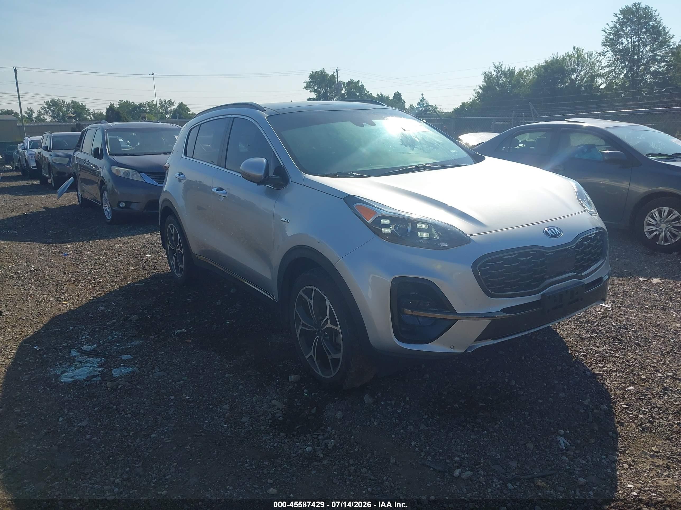2020 Kia Sportage SX Turbo, VIN KNDPRCA63L7828340 — Rear end