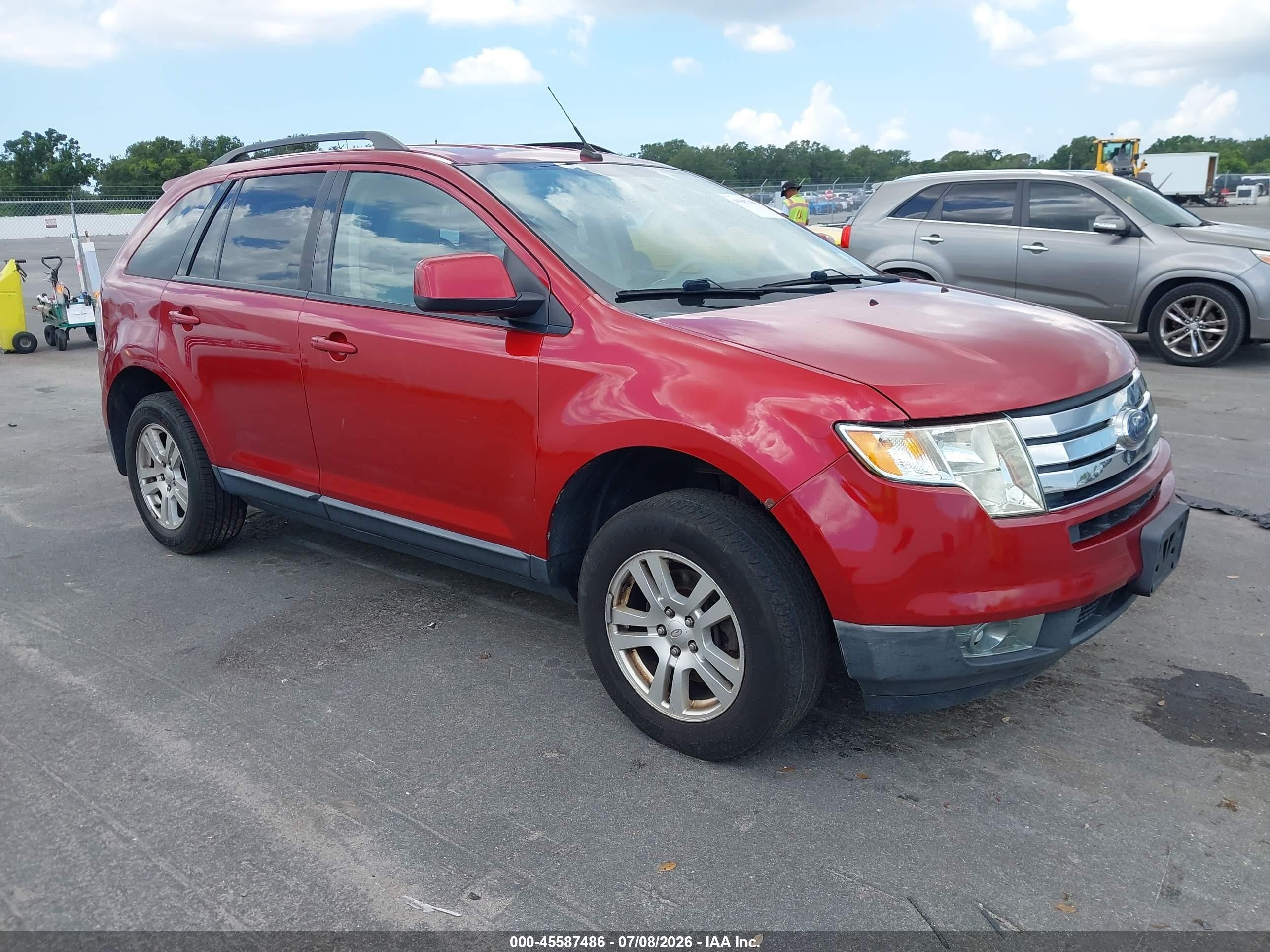 2008 Ford Edge SEL, VIN 2FMDK48C08BA30784 — Not stated