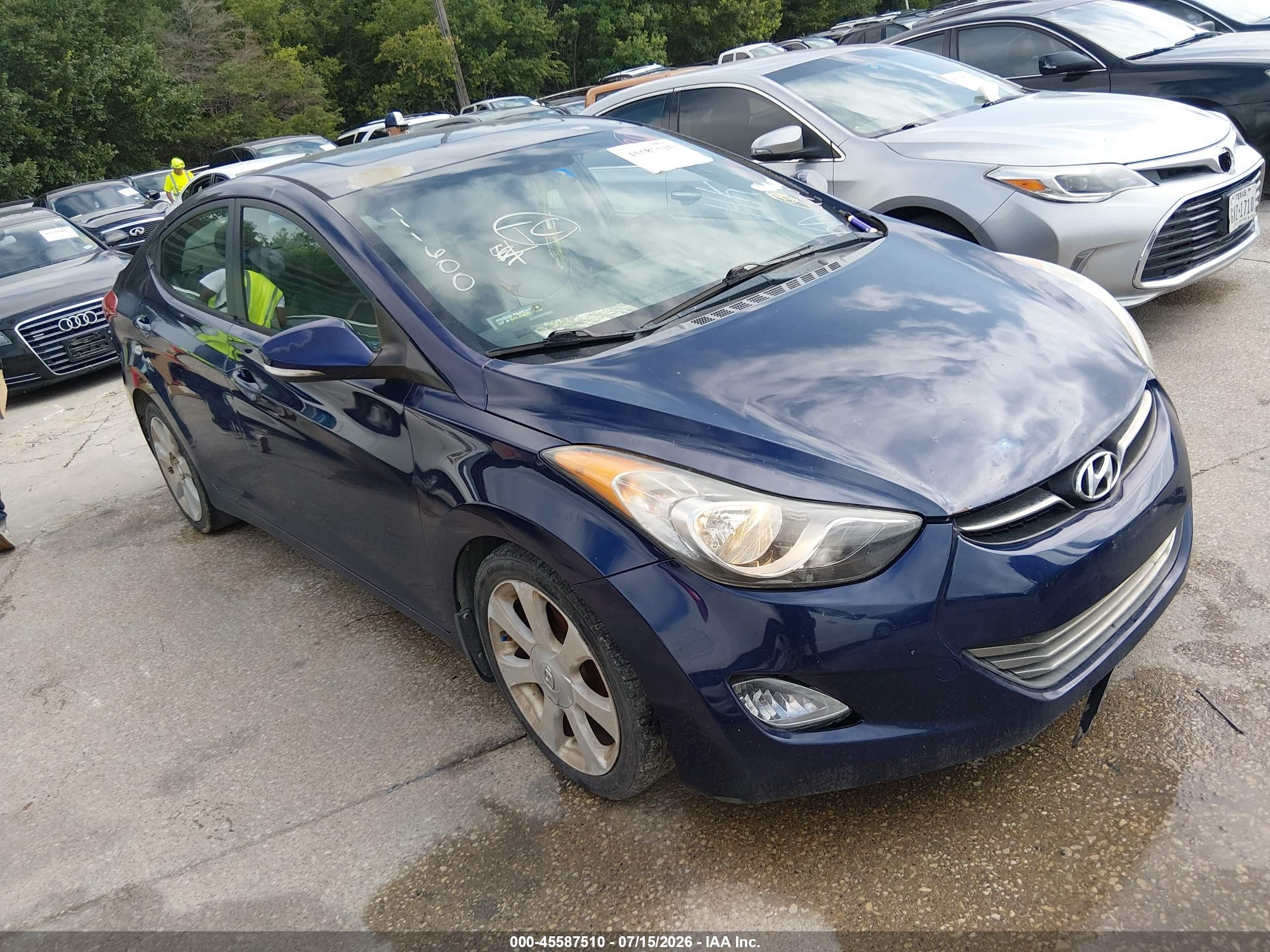 2012 Hyundai Elantra Limited, VIN 5NPDH4AE3CH111600 — Mechanical
