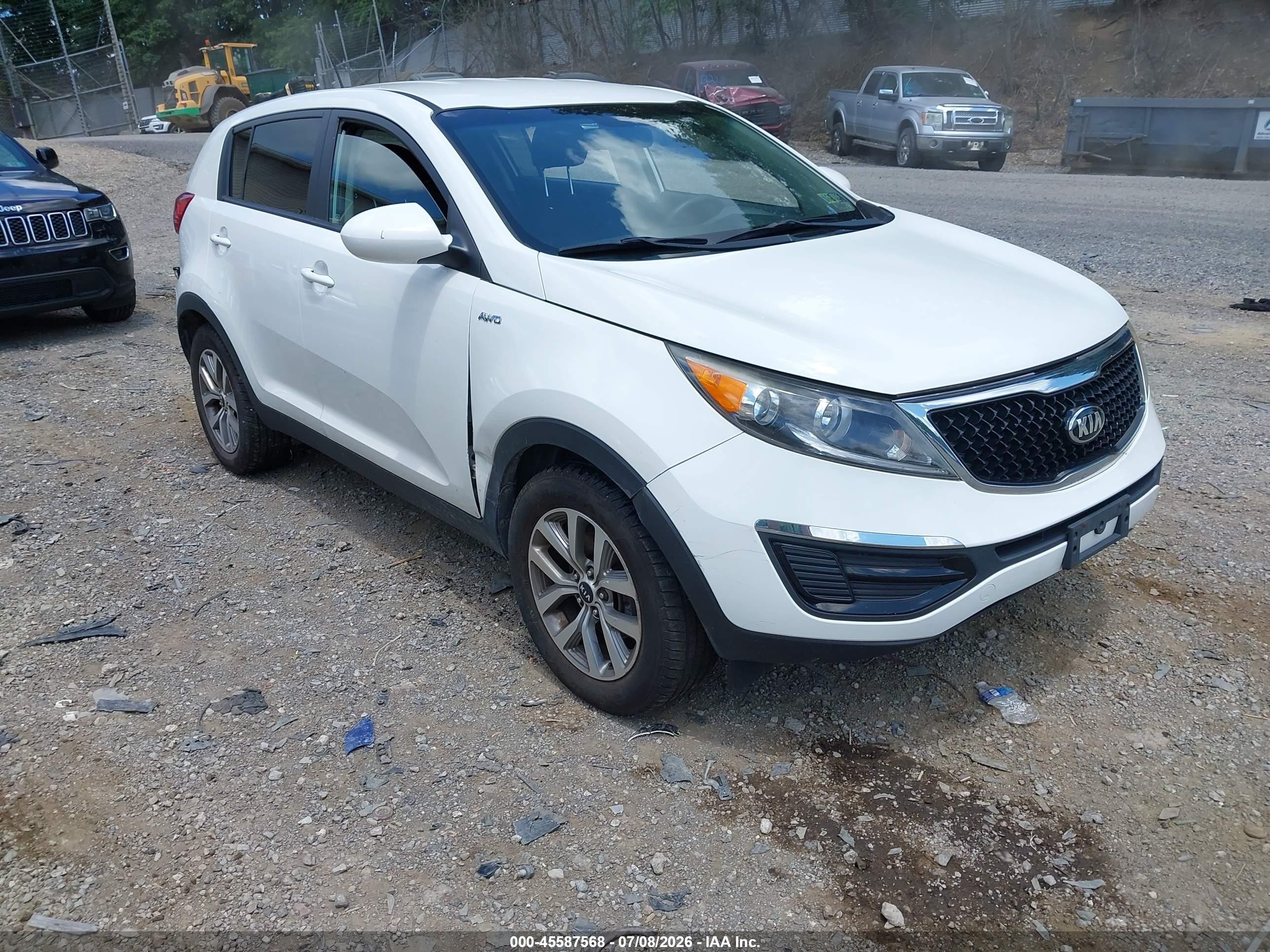 2016 Kia Sportage LX, VIN KNDPBCAC1G7814341 — Theft recovery